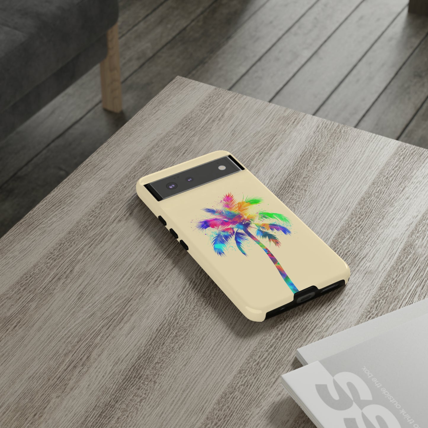 Colorful Palm Tree Hawaiian Tropical Phone Case, Island Tropics, Wireless Compatible, Protective Cell Phone Case for iPhone, Samsung, Pixel