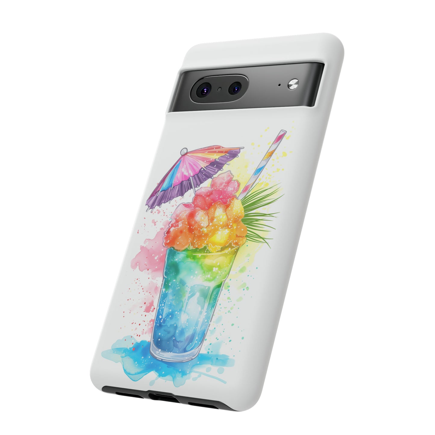 Shave Ice Colorful Hawaiian Tropical Phone Case, 808, Island Tropics, Wireless Compatible, Protective Cell Phone Case iPhone, Samsung, Pixel