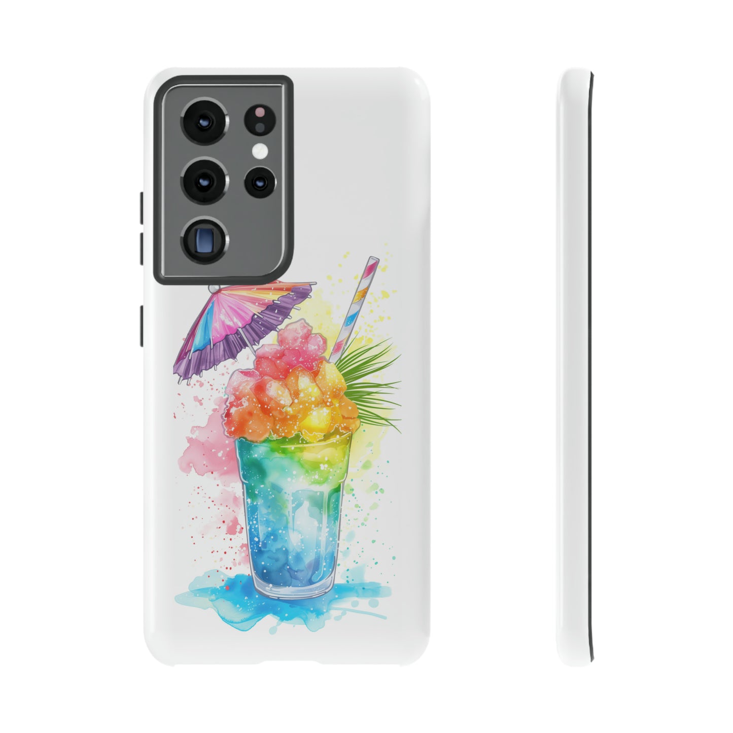 Shave Ice Colorful Hawaiian Tropical Phone Case, 808, Island Tropics, Wireless Compatible, Protective Cell Phone Case iPhone, Samsung, Pixel