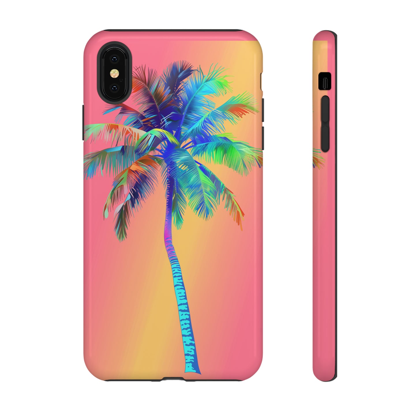 Palm Tree Pink Hawaiian Tropical Phone Case, 808, Island Tropics, Wireless Compatible, Protective Cell Phone Case for iPhone, Samsung, Pixel