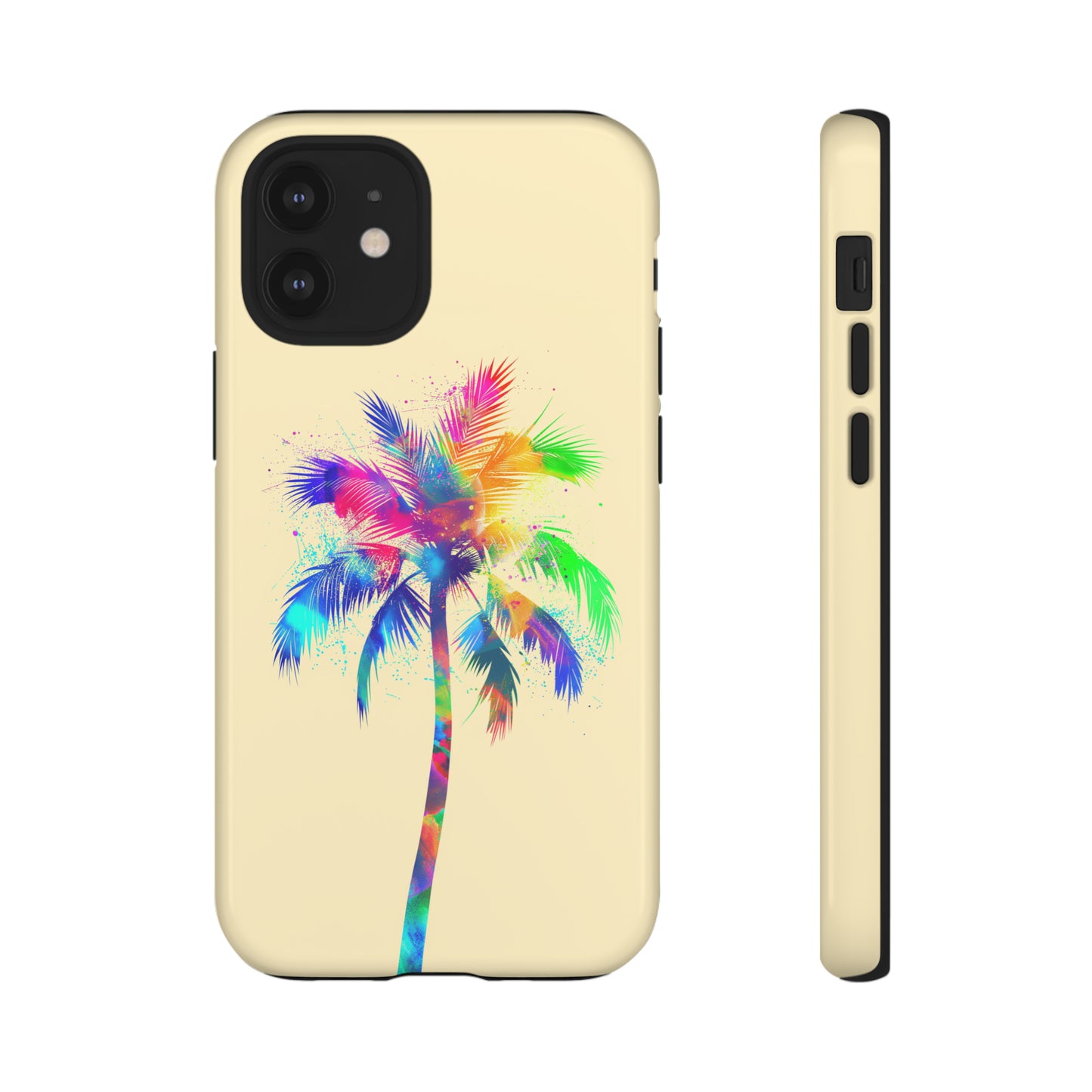 Colorful Palm Tree Hawaiian Tropical Phone Case, Island Tropics, Wireless Compatible, Protective Cell Phone Case for iPhone, Samsung, Pixel