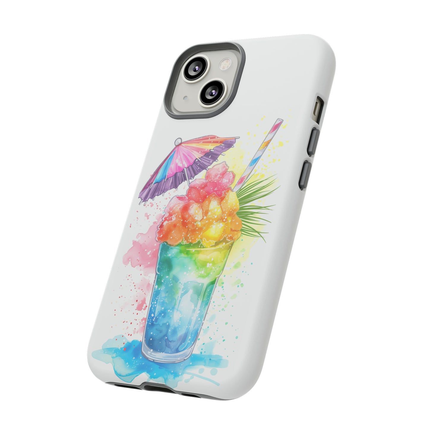 Shave Ice Colorful Hawaiian Tropical Phone Case, 808, Island Tropics, Wireless Compatible, Protective Cell Phone Case iPhone, Samsung, Pixel