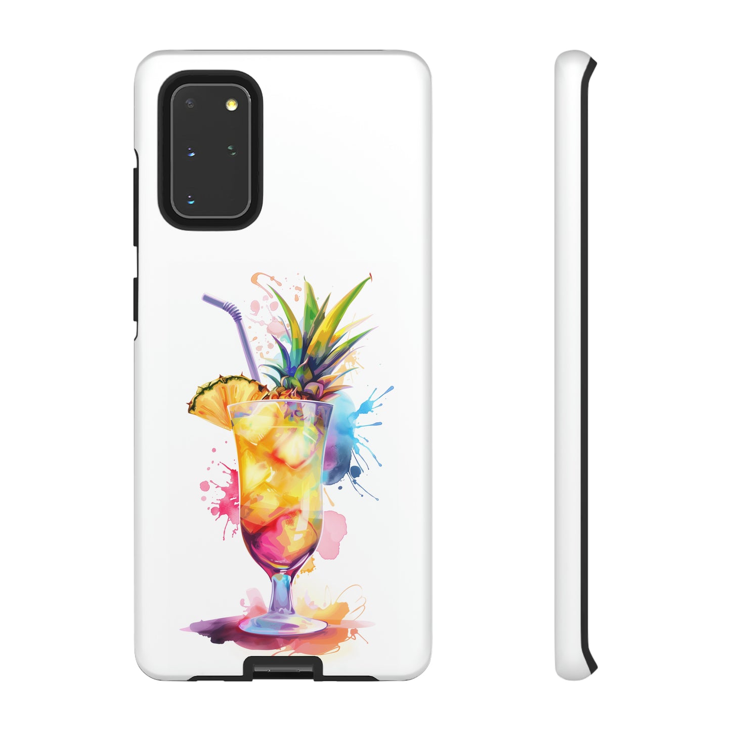 Pina Colada Cocktail Hawaiian Tropical Phone Case, Island Tropics, Wireless Compatible, Protective Cell Phone Case iPhone, Samsung, Pixel