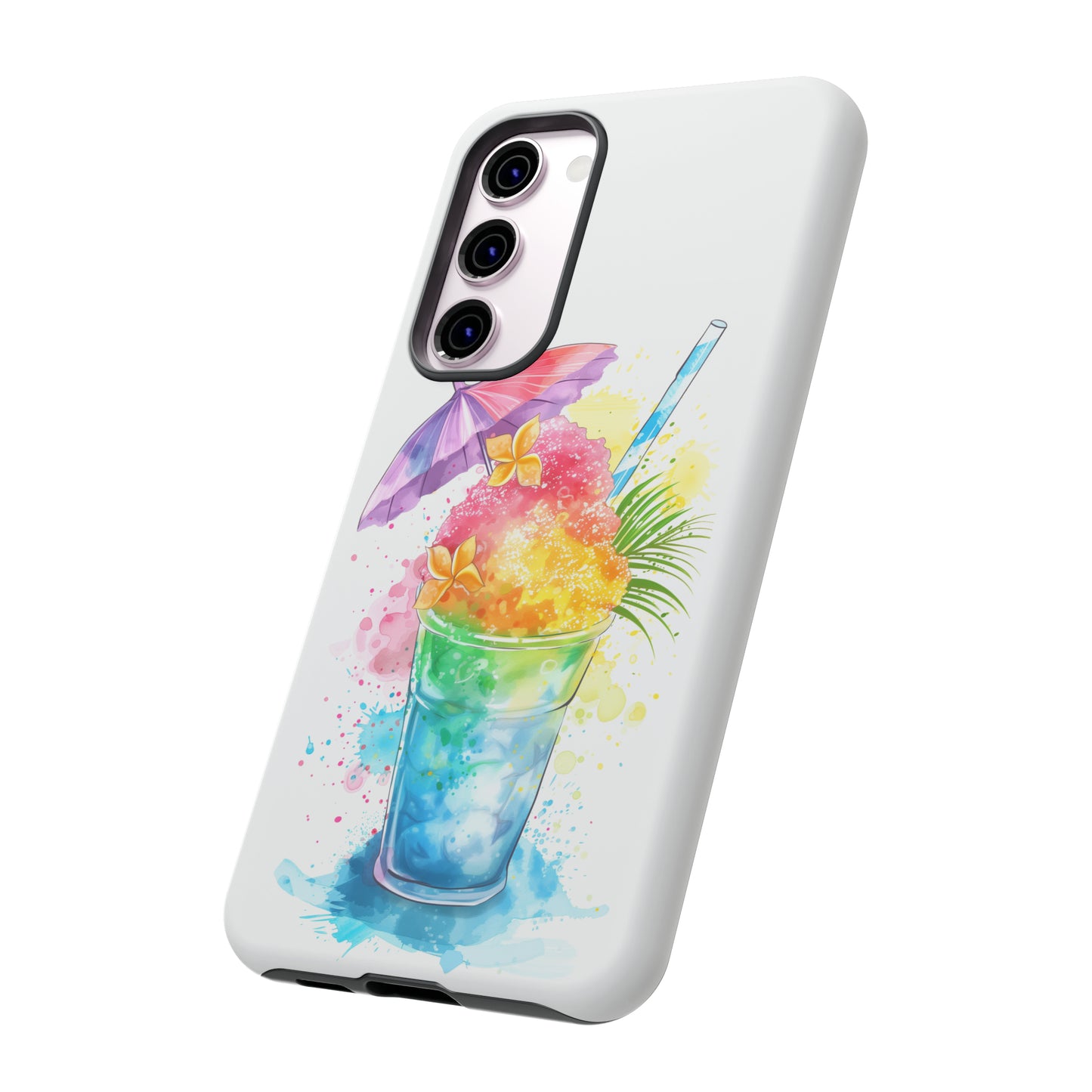 Shave Ice Plumeria Hawaiian Tropical Phone Case, 808, Island Tropics, Wireless Compatible, Protective Cell Phone Case iPhone, Samsung, Pixel