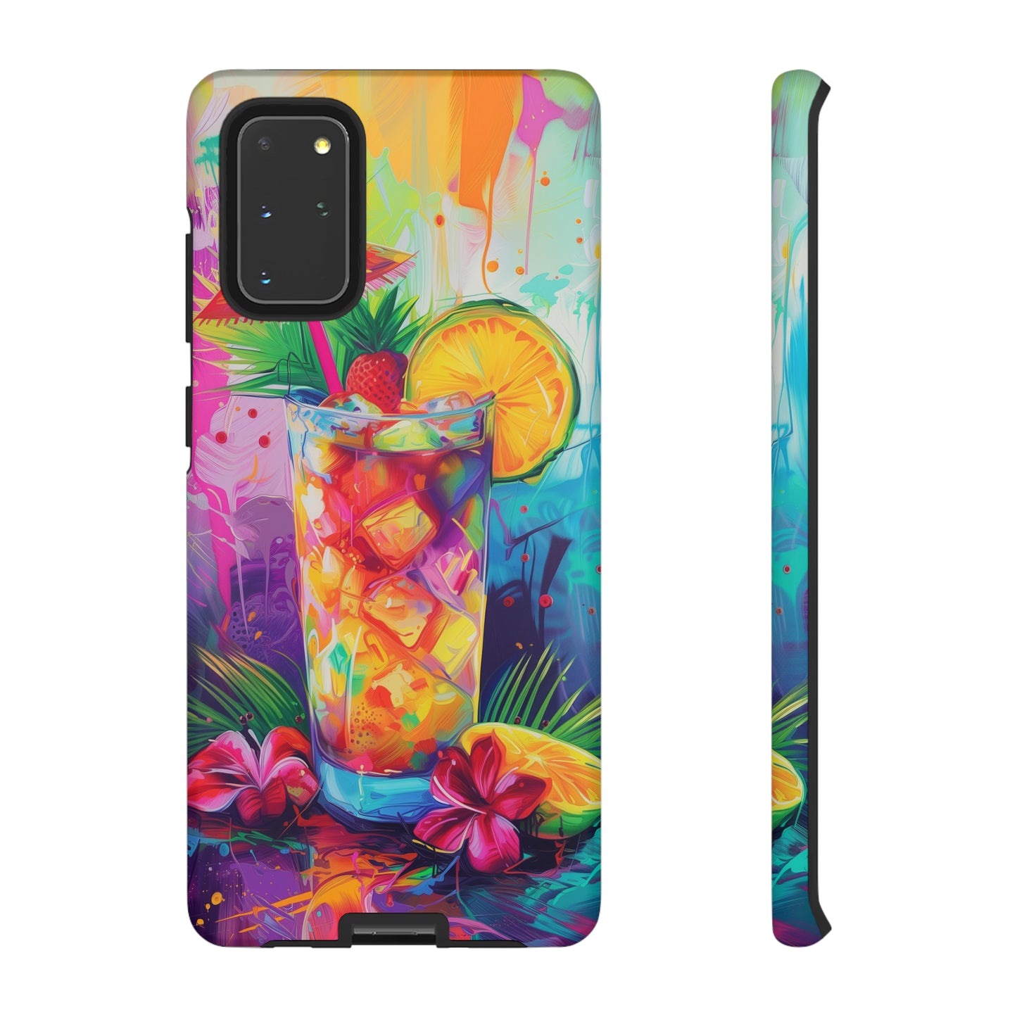 Mai Tai Cocktail Hawaiian Tropical Phone Case, 808, Island Tropics, Wireless Compatible, Protective Cell Phone Case iPhone, Samsung, Pixel