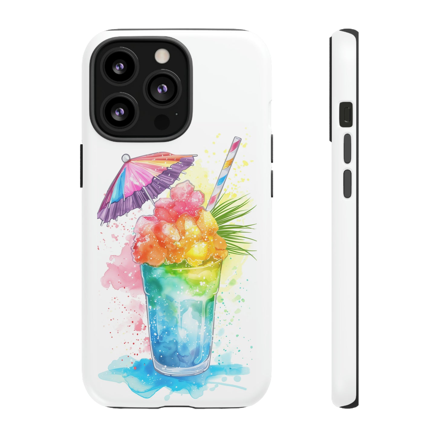Shave Ice Colorful Hawaiian Tropical Phone Case, 808, Island Tropics, Wireless Compatible, Protective Cell Phone Case iPhone, Samsung, Pixel