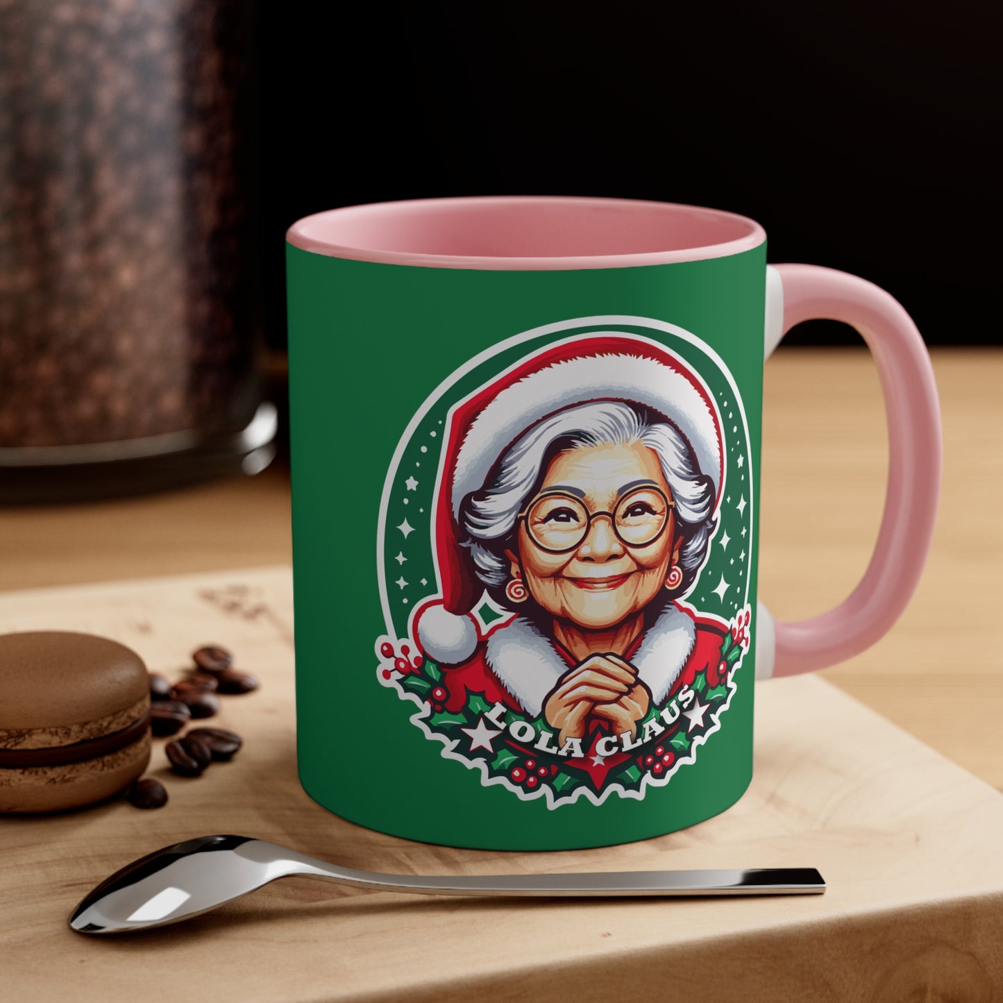 Lola Claus Coffee Mug, Lola Gifts, Promoted to Lola, Pregnancy Announcement, Filipinos Gifts, Filipino Mug, Grandma Mug, Grandmother Mug