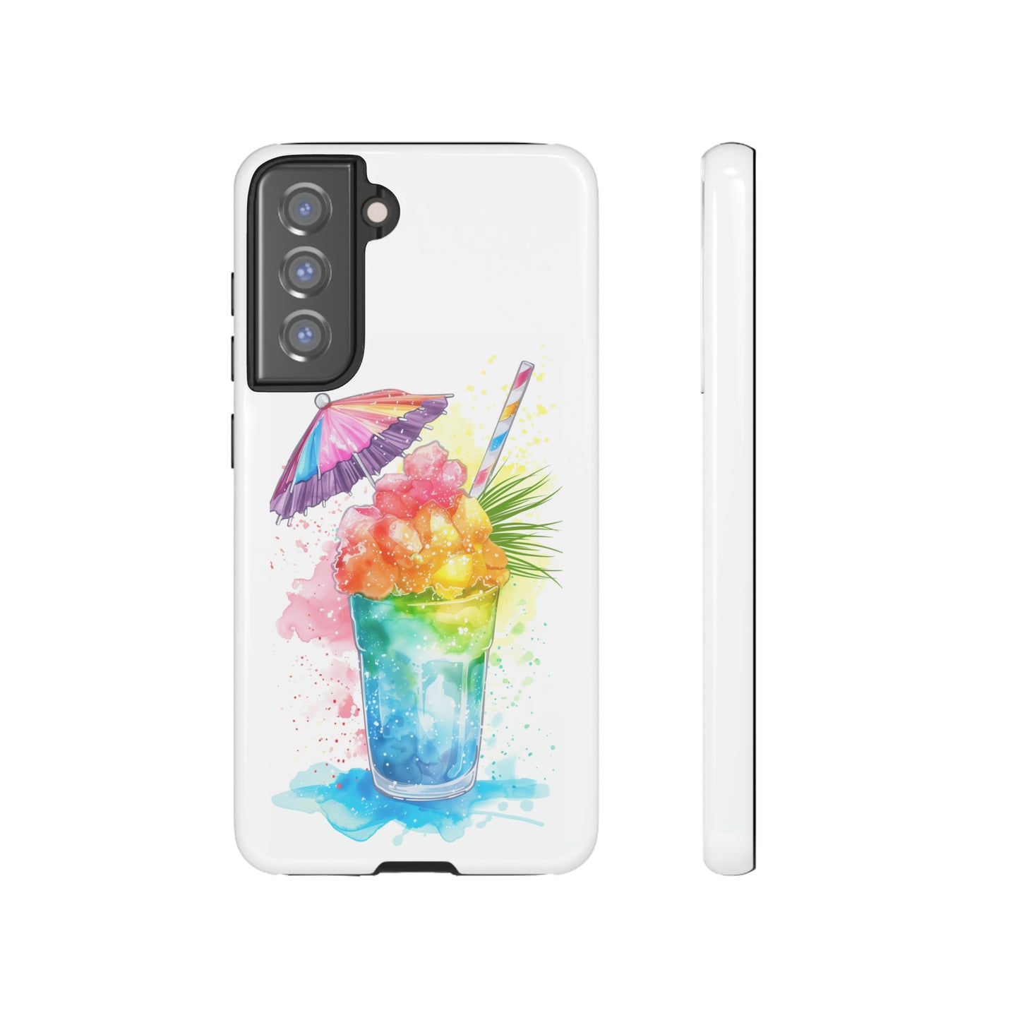 Shave Ice Colorful Hawaiian Tropical Phone Case, 808, Island Tropics, Wireless Compatible, Protective Cell Phone Case iPhone, Samsung, Pixel