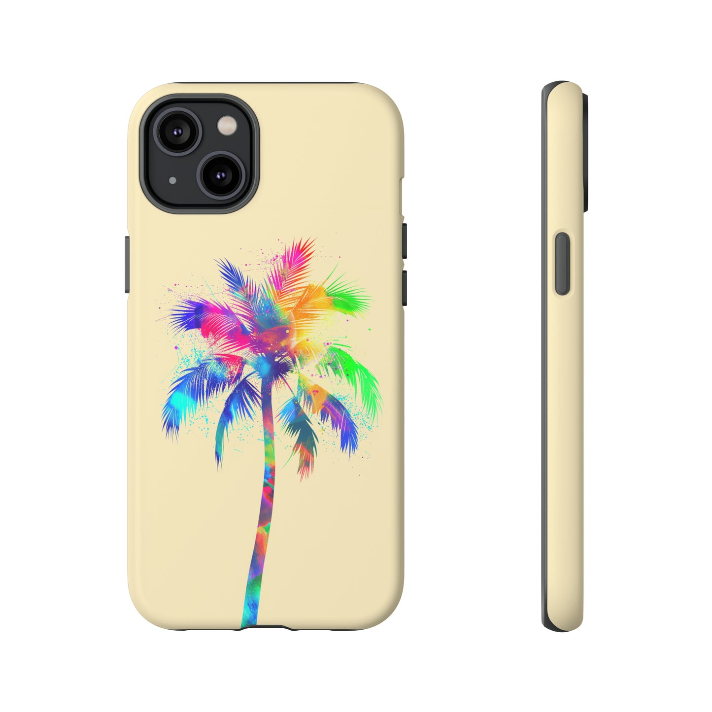Colorful Palm Tree Hawaiian Tropical Phone Case, Island Tropics, Wireless Compatible, Protective Cell Phone Case for iPhone, Samsung, Pixel