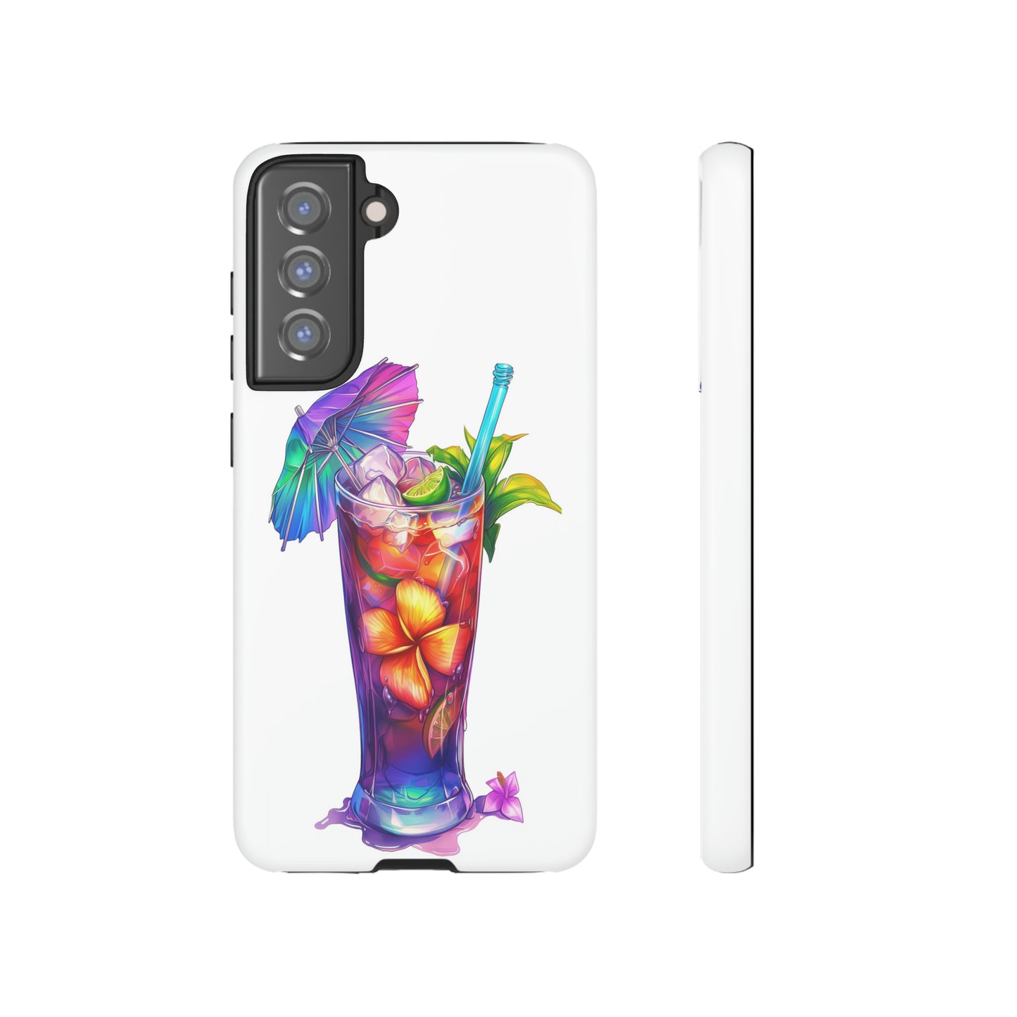 Mai Tai Cocktail Hawaiian Tropical Phone Case, 808, Island Tropics, Wireless Compatible, Protective Cell Phone Case iPhone, Samsung, Pixel