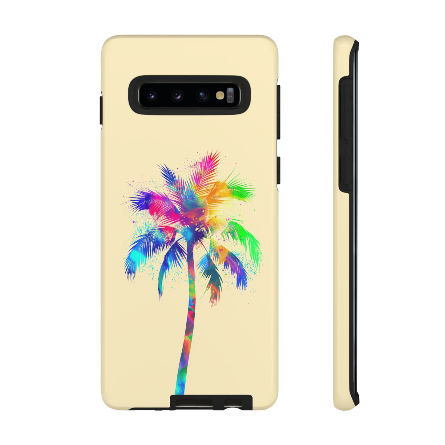 Colorful Palm Tree Hawaiian Tropical Phone Case, Island Tropics, Wireless Compatible, Protective Cell Phone Case for iPhone, Samsung, Pixel