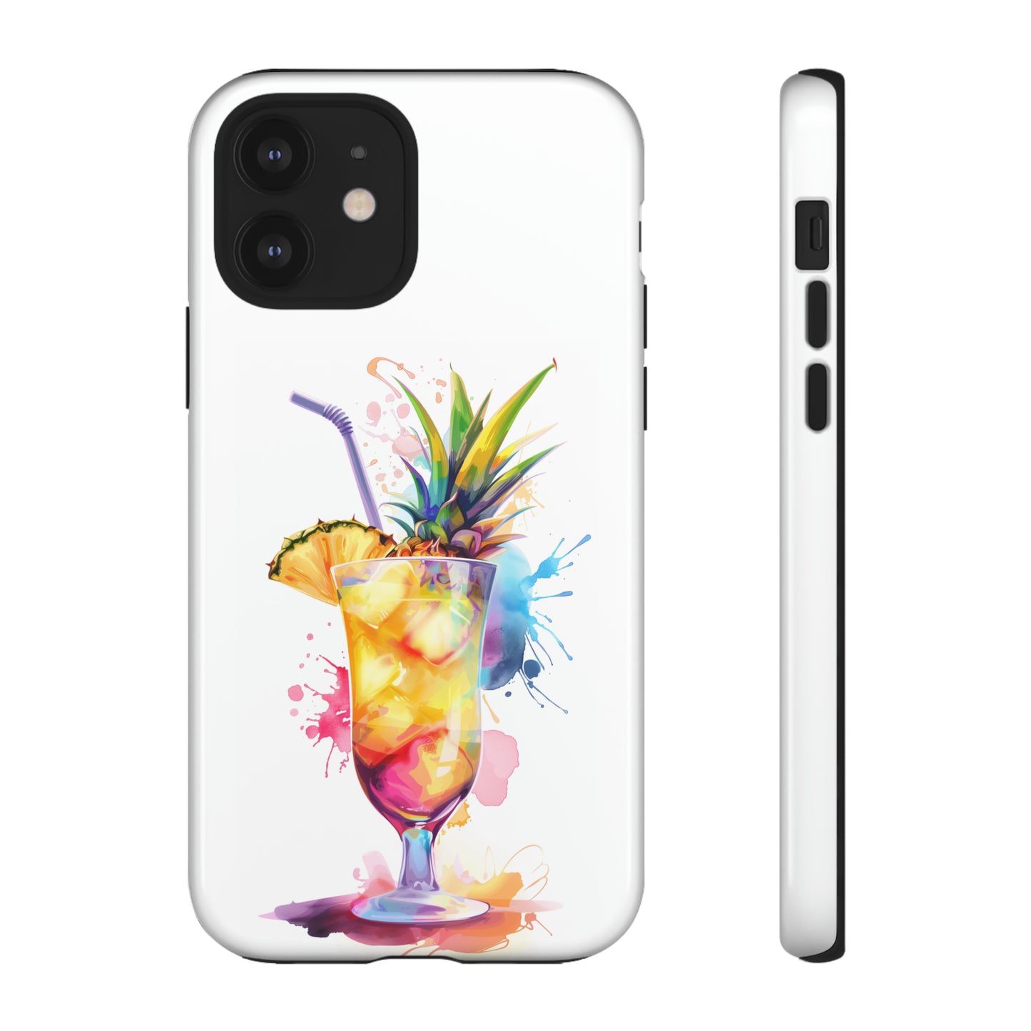 Pina Colada Cocktail Hawaiian Tropical Phone Case, Island Tropics, Wireless Compatible, Protective Cell Phone Case iPhone, Samsung, Pixel