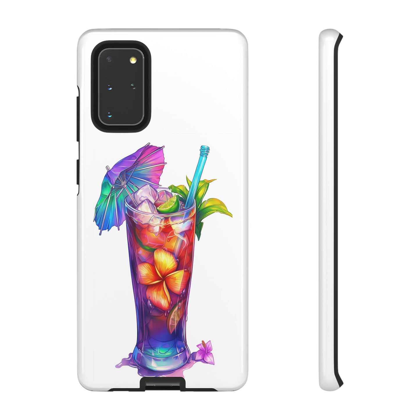 Mai Tai Cocktail Hawaiian Tropical Phone Case, 808, Island Tropics, Wireless Compatible, Protective Cell Phone Case iPhone, Samsung, Pixel