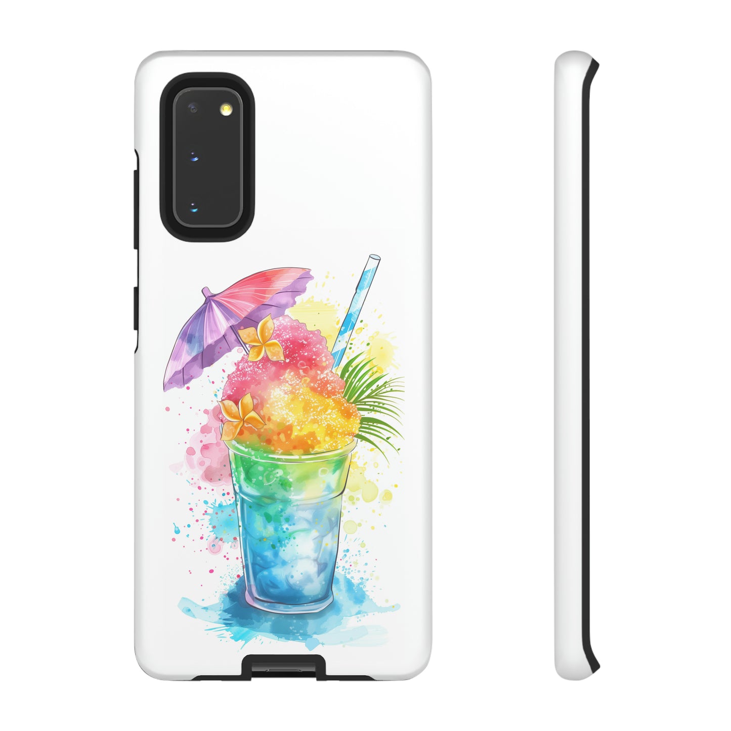 Shave Ice Plumeria Hawaiian Tropical Phone Case, 808, Island Tropics, Wireless Compatible, Protective Cell Phone Case iPhone, Samsung, Pixel