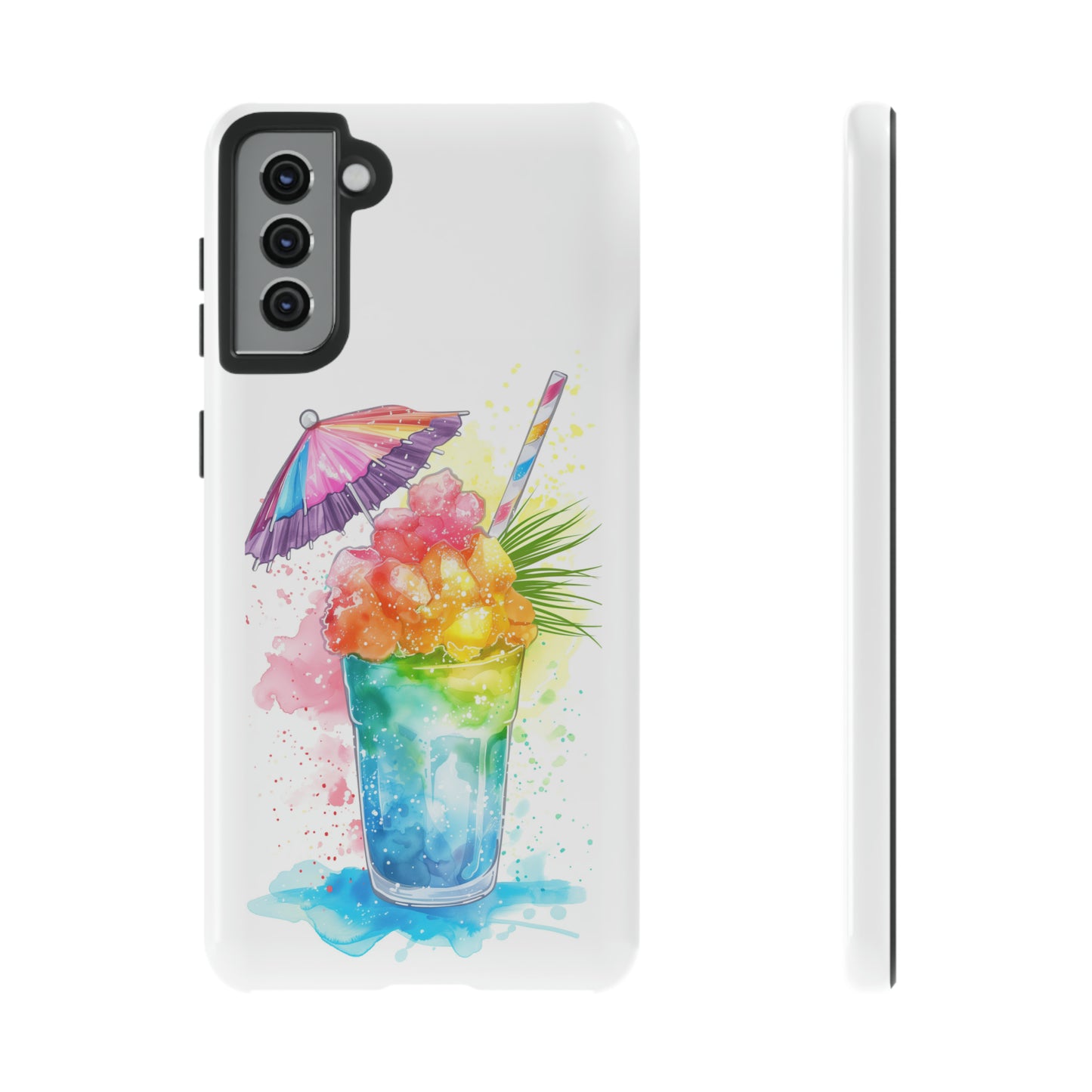 Shave Ice Colorful Hawaiian Tropical Phone Case, 808, Island Tropics, Wireless Compatible, Protective Cell Phone Case iPhone, Samsung, Pixel