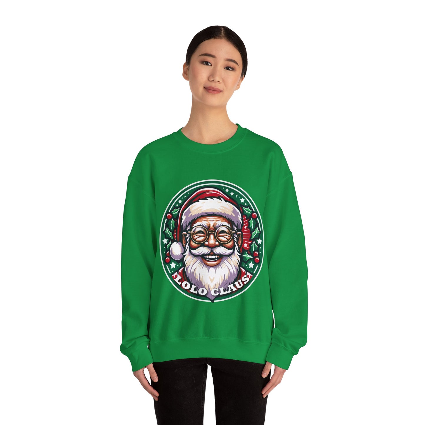 Lolo Claus Unisex Heavy Blend™ Crewneck Sweatshirt