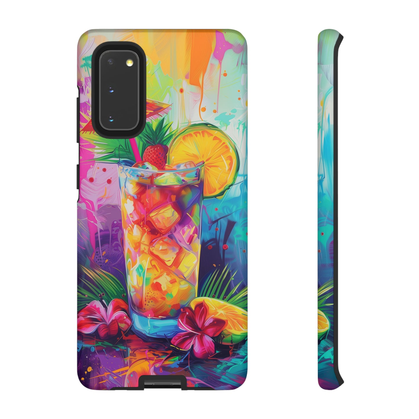 Mai Tai Cocktail Hawaiian Tropical Phone Case, 808, Island Tropics, Wireless Compatible, Protective Cell Phone Case iPhone, Samsung, Pixel