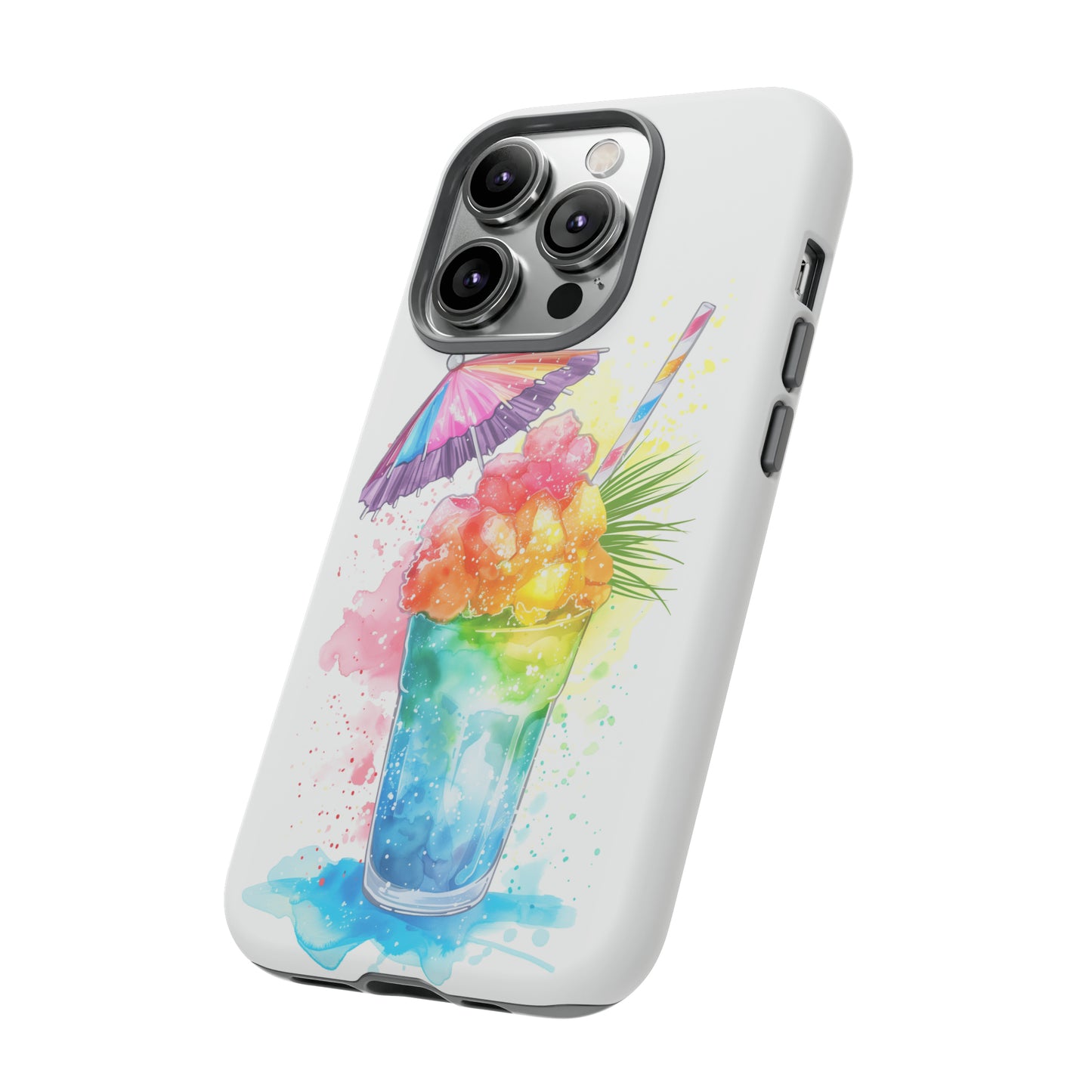 Shave Ice Colorful Hawaiian Tropical Phone Case, 808, Island Tropics, Wireless Compatible, Protective Cell Phone Case iPhone, Samsung, Pixel