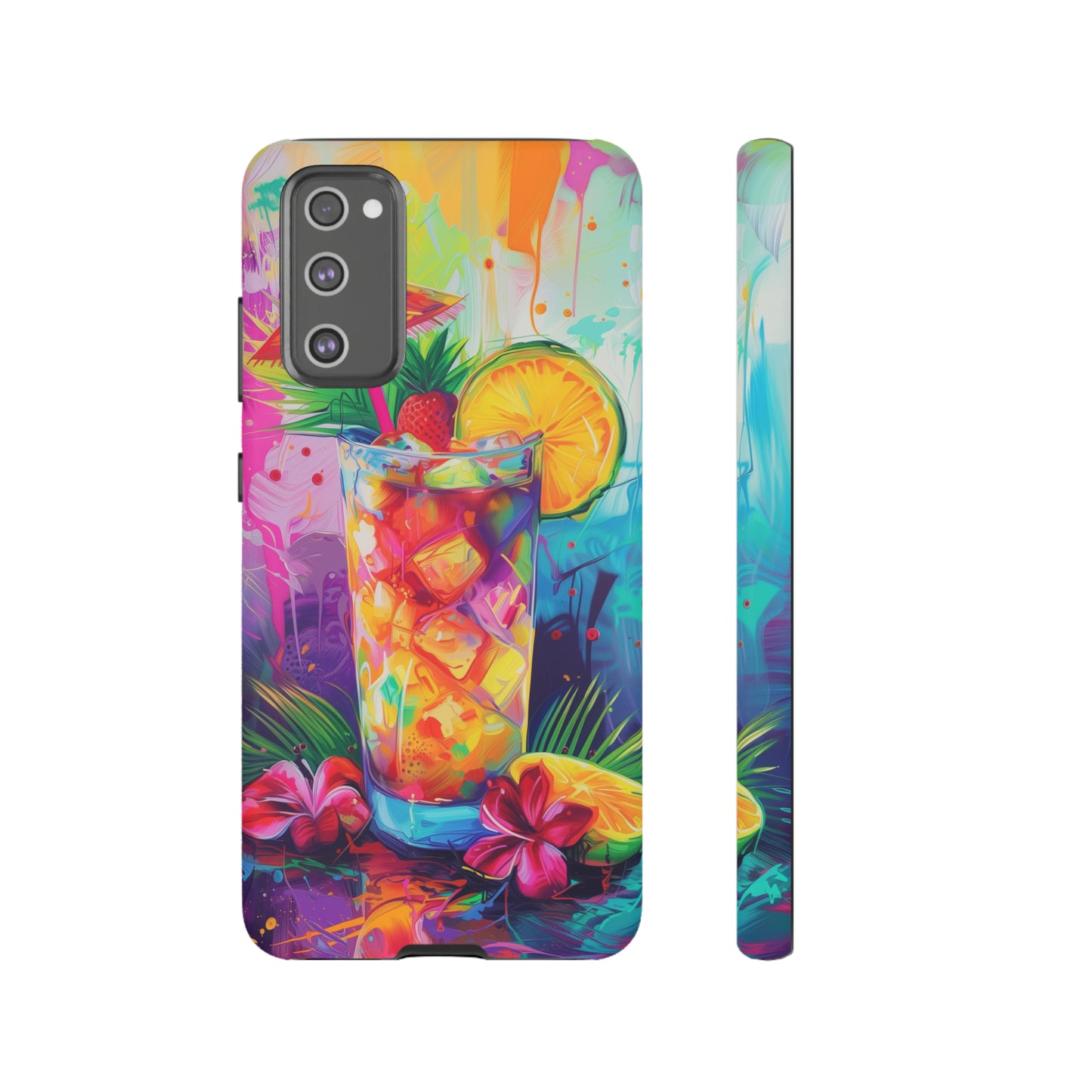 Mai Tai Cocktail Hawaiian Tropical Phone Case, 808, Island Tropics, Wireless Compatible, Protective Cell Phone Case iPhone, Samsung, Pixel