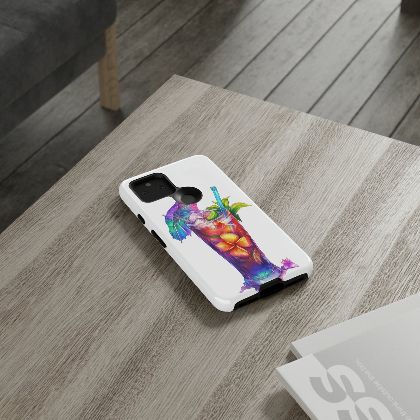Mai Tai Cocktail Hawaiian Tropical Phone Case, 808, Island Tropics, Wireless Compatible, Protective Cell Phone Case iPhone, Samsung, Pixel