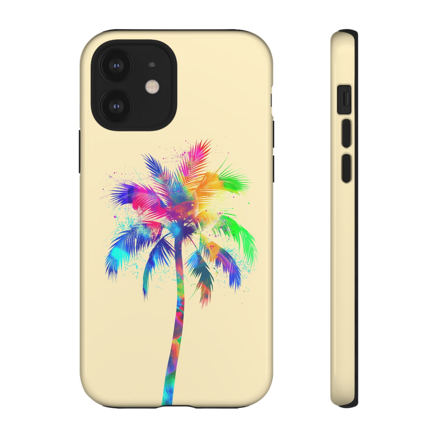 Colorful Palm Tree Hawaiian Tropical Phone Case, Island Tropics, Wireless Compatible, Protective Cell Phone Case for iPhone, Samsung, Pixel