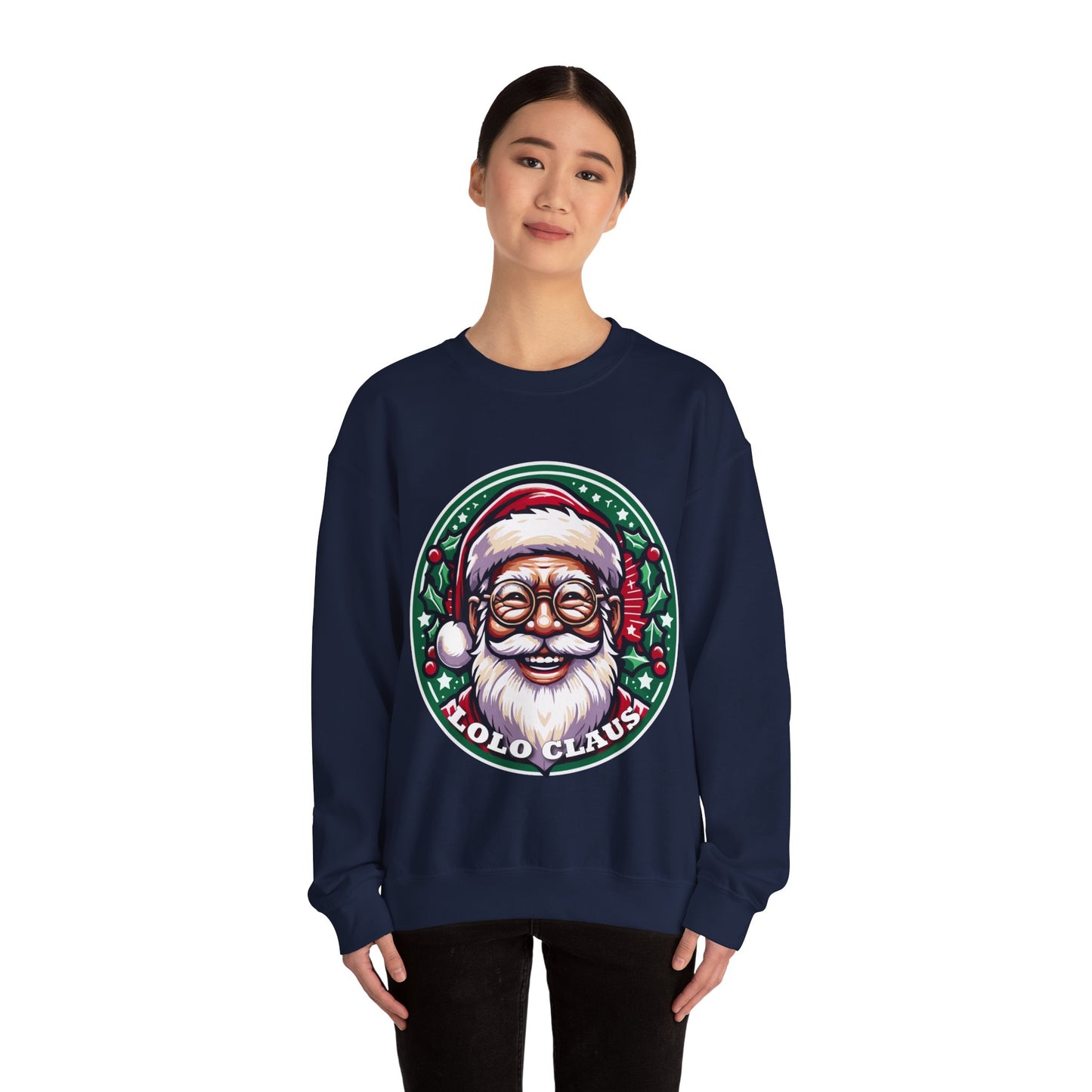 Lolo Claus Unisex Heavy Blend™ Crewneck Sweatshirt