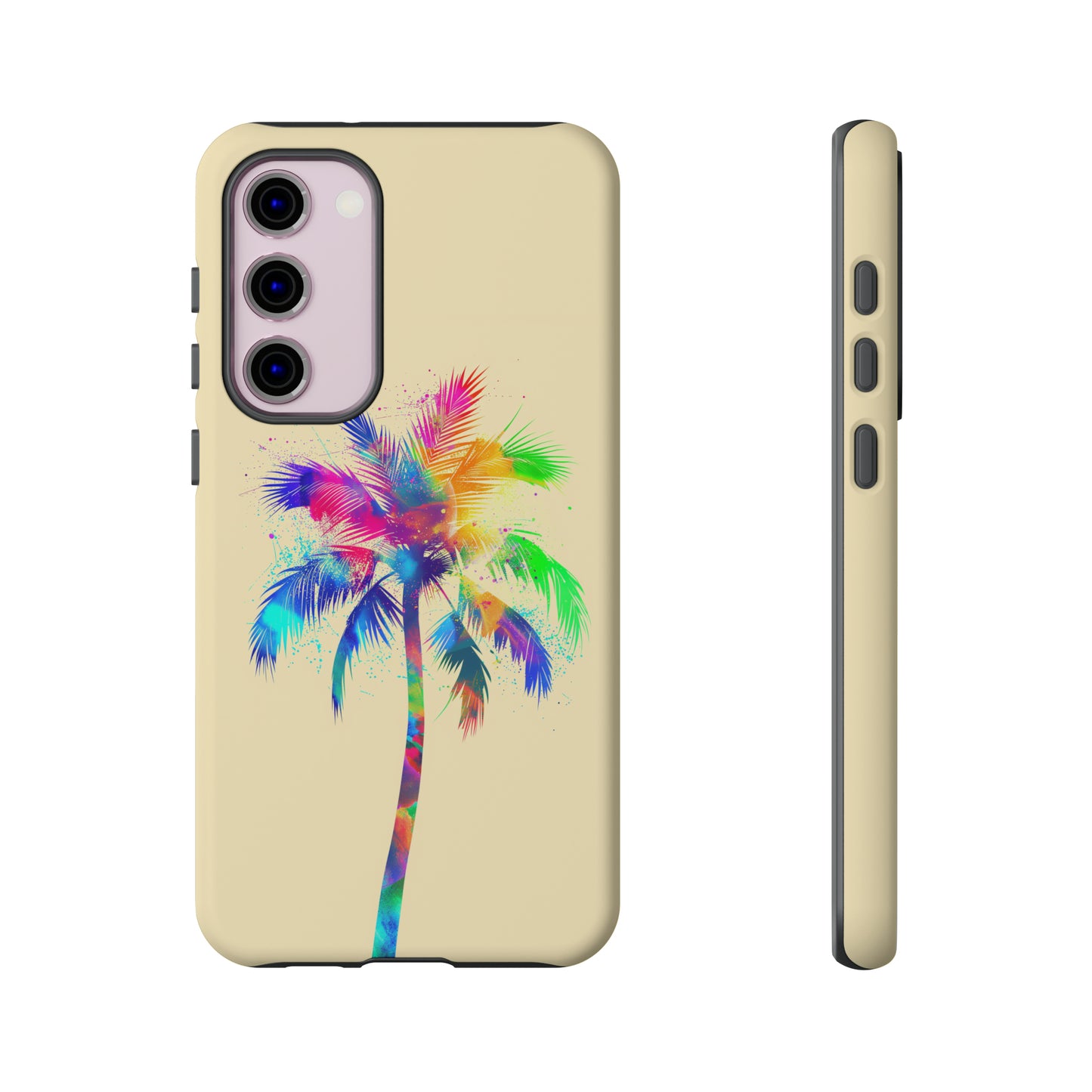 Colorful Palm Tree Hawaiian Tropical Phone Case, Island Tropics, Wireless Compatible, Protective Cell Phone Case for iPhone, Samsung, Pixel