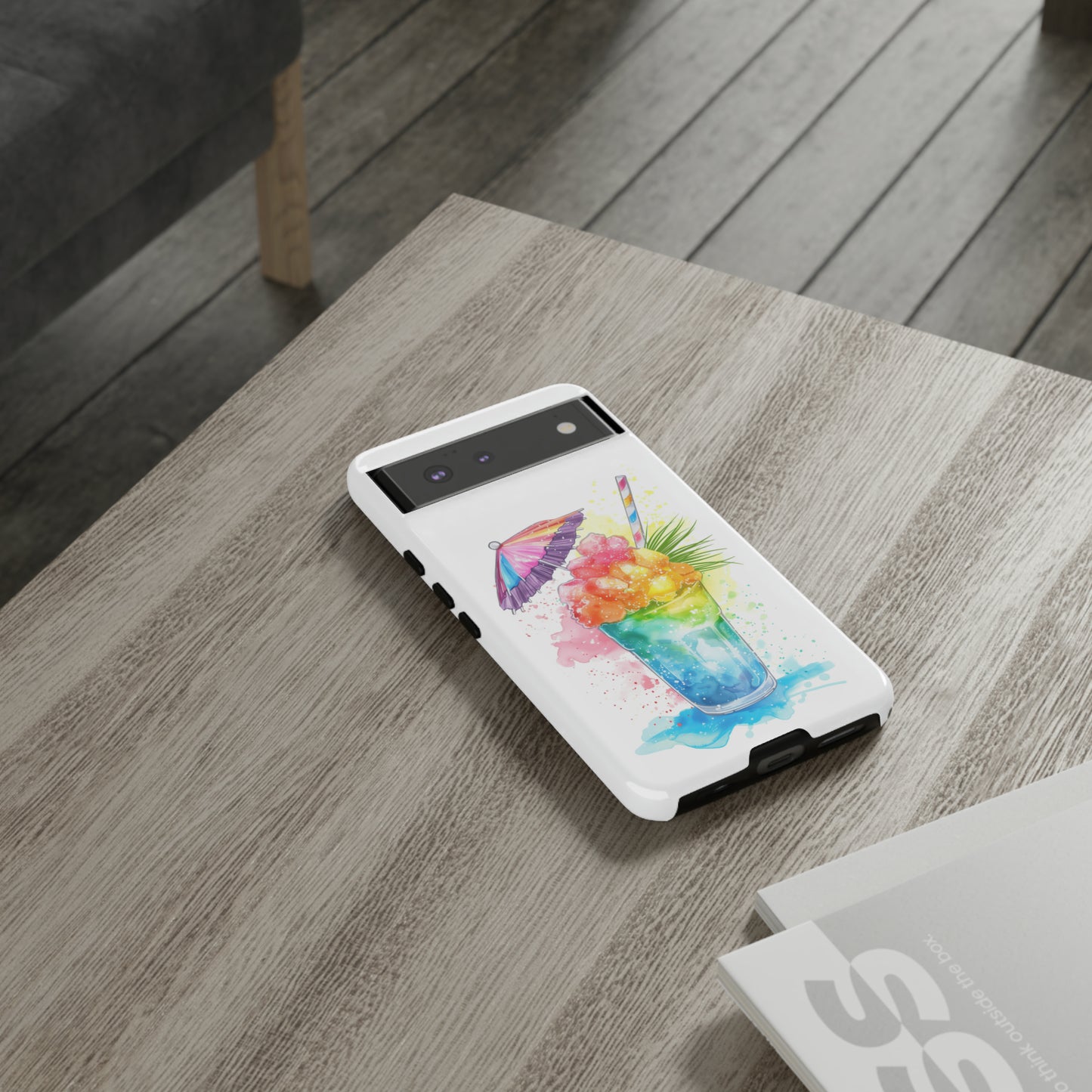 Shave Ice Colorful Hawaiian Tropical Phone Case, 808, Island Tropics, Wireless Compatible, Protective Cell Phone Case iPhone, Samsung, Pixel