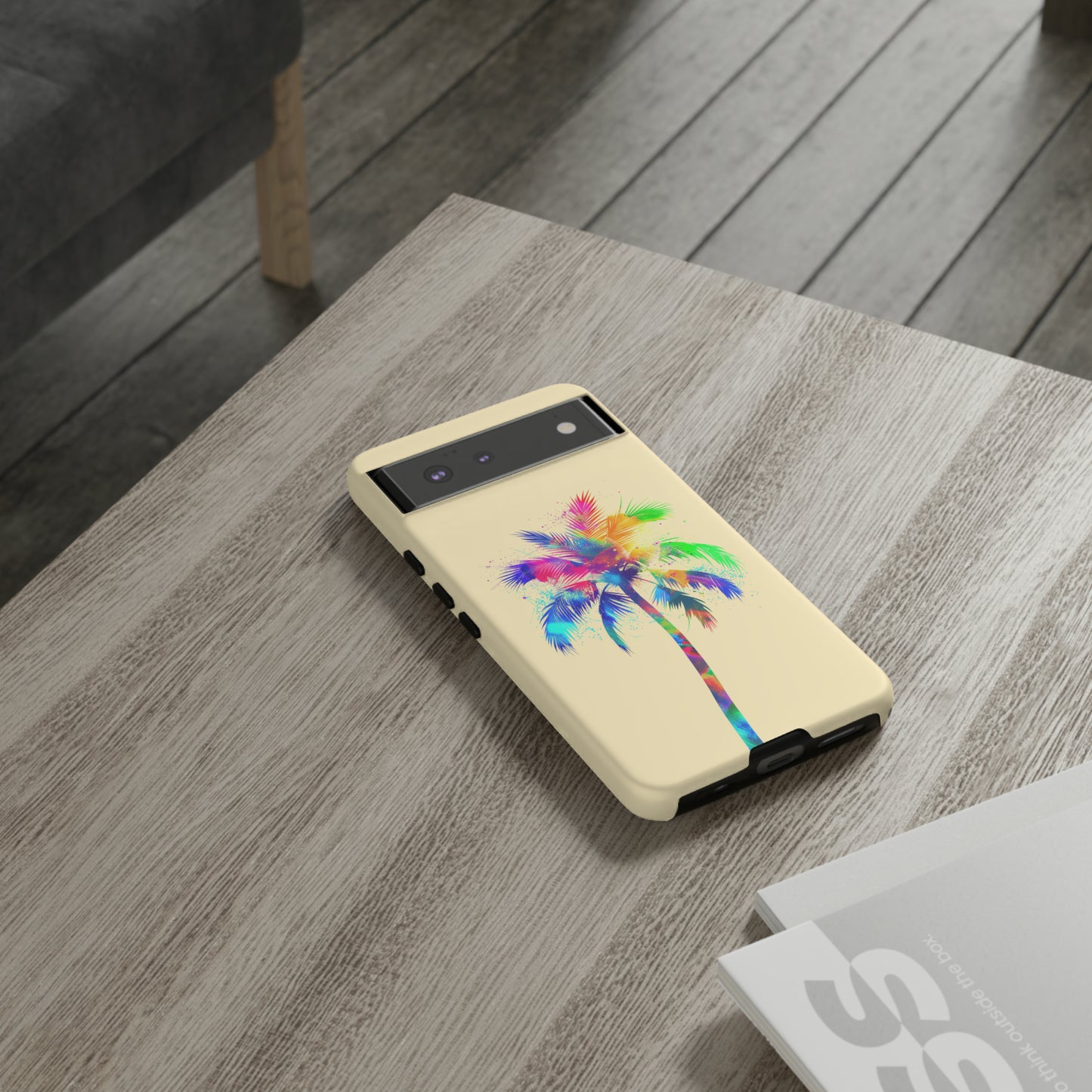 Colorful Palm Tree Hawaiian Tropical Phone Case, Island Tropics, Wireless Compatible, Protective Cell Phone Case for iPhone, Samsung, Pixel