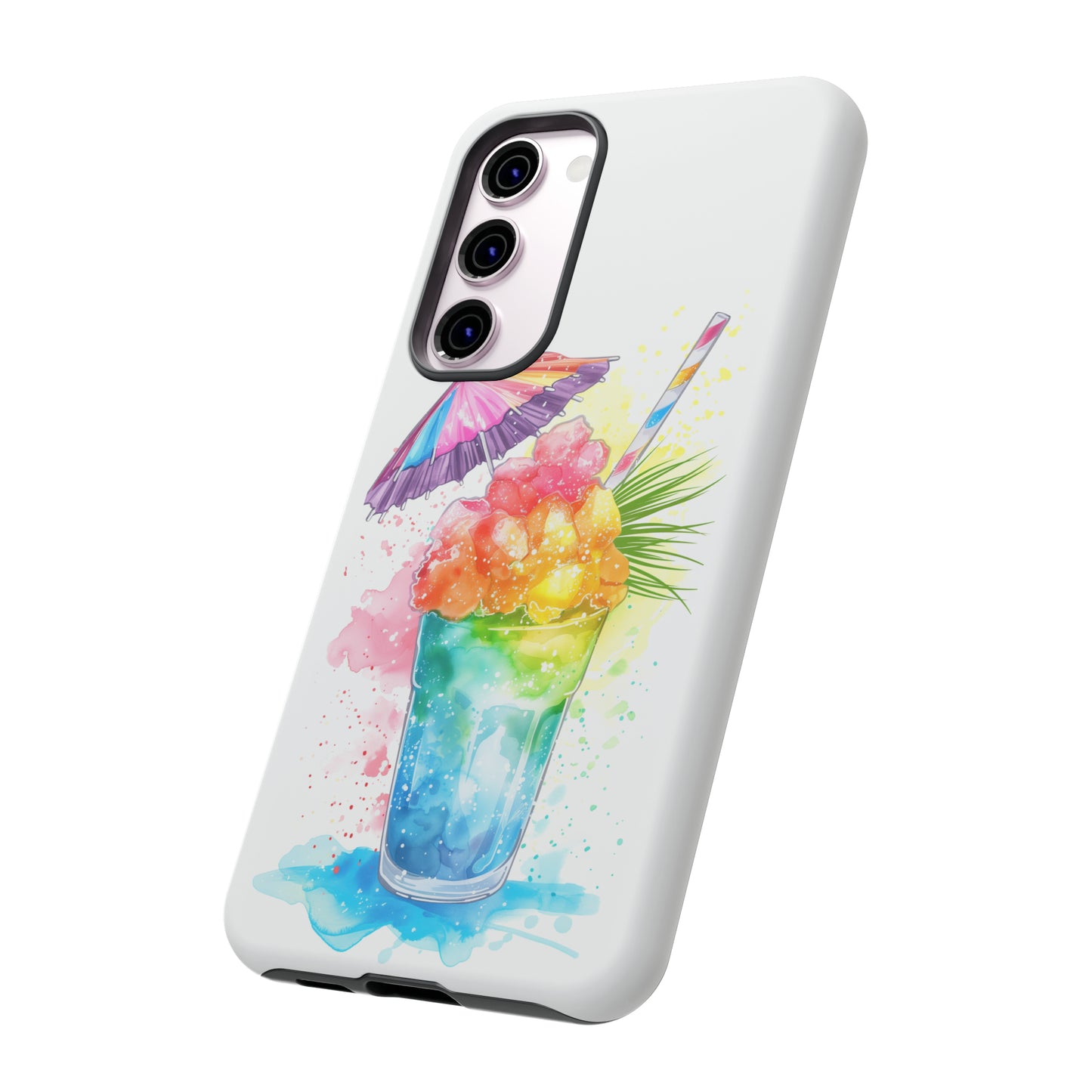 Shave Ice Colorful Hawaiian Tropical Phone Case, 808, Island Tropics, Wireless Compatible, Protective Cell Phone Case iPhone, Samsung, Pixel