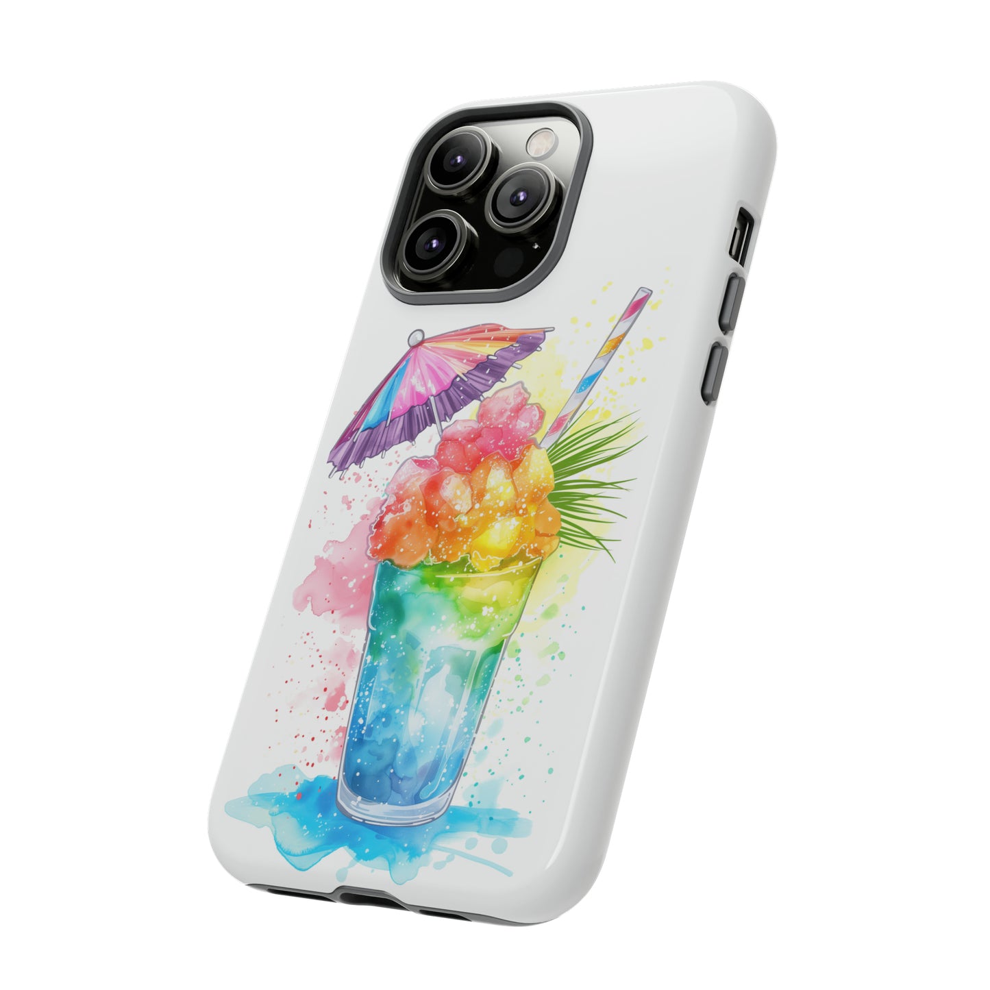 Shave Ice Colorful Hawaiian Tropical Phone Case, 808, Island Tropics, Wireless Compatible, Protective Cell Phone Case iPhone, Samsung, Pixel