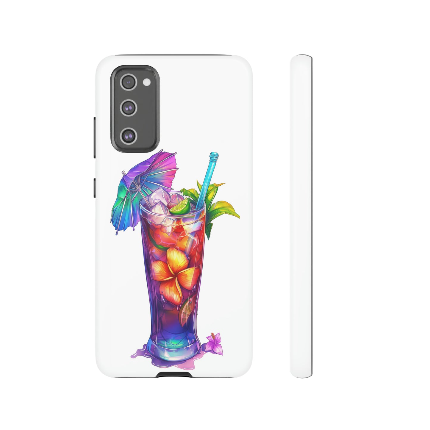 Mai Tai Cocktail Hawaiian Tropical Phone Case, 808, Island Tropics, Wireless Compatible, Protective Cell Phone Case iPhone, Samsung, Pixel