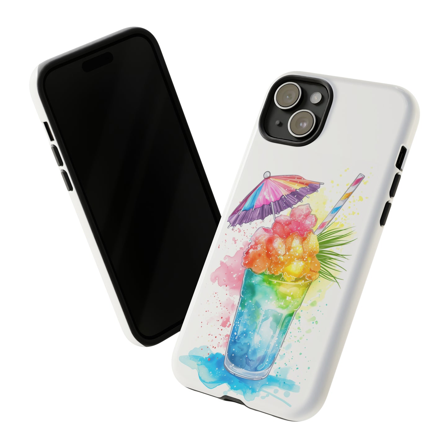 Shave Ice Colorful Hawaiian Tropical Phone Case, 808, Island Tropics, Wireless Compatible, Protective Cell Phone Case iPhone, Samsung, Pixel