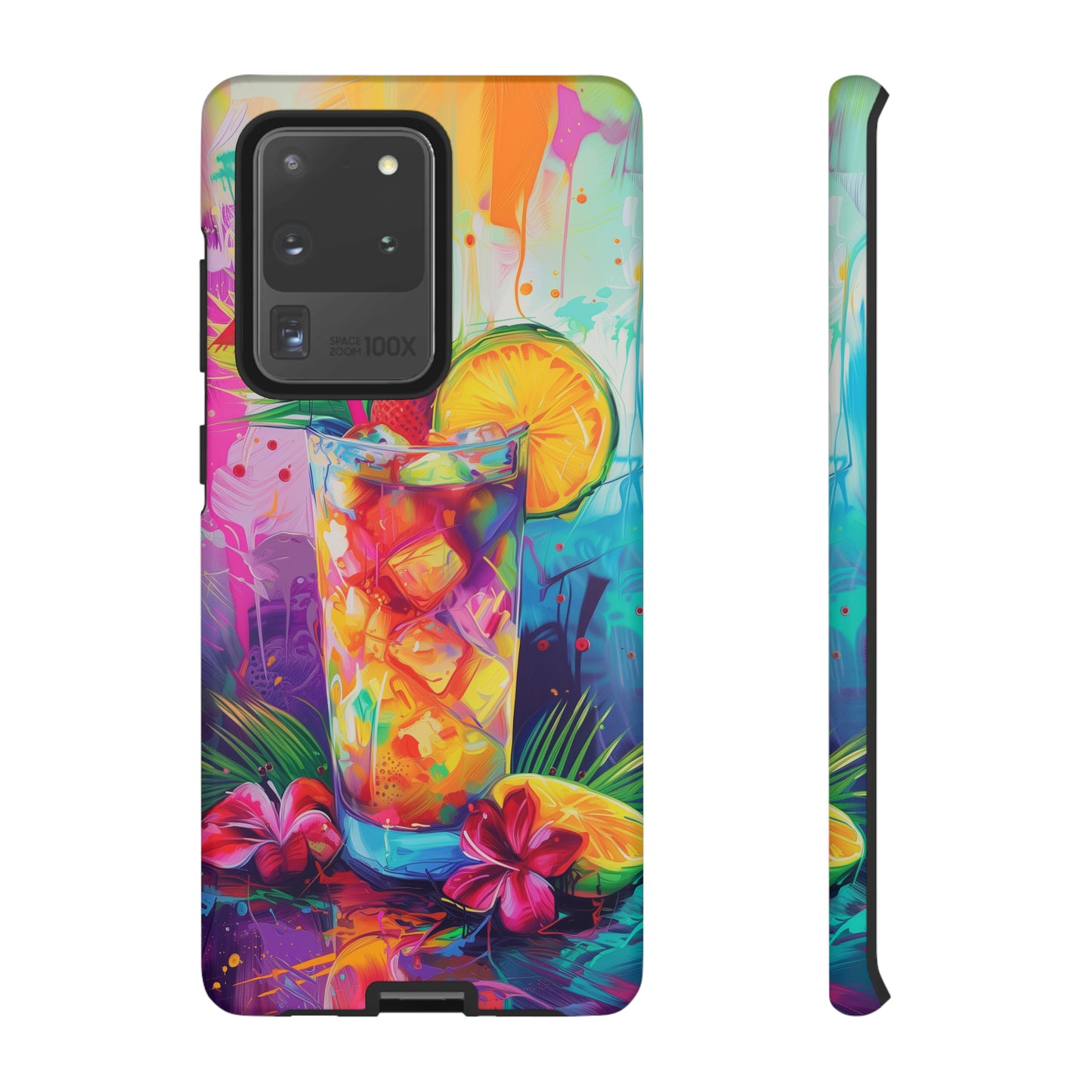 Mai Tai Cocktail Hawaiian Tropical Phone Case, 808, Island Tropics, Wireless Compatible, Protective Cell Phone Case iPhone, Samsung, Pixel