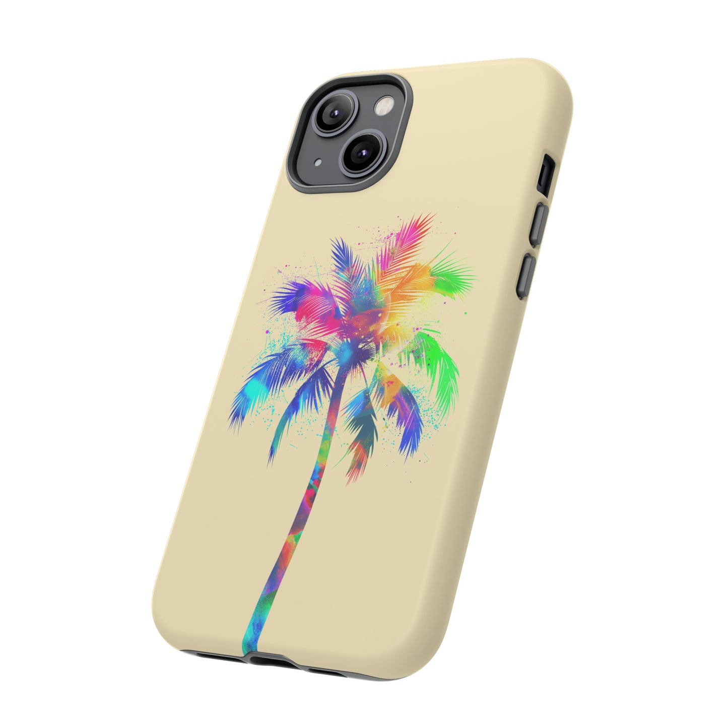 Colorful Palm Tree Hawaiian Tropical Phone Case, Island Tropics, Wireless Compatible, Protective Cell Phone Case for iPhone, Samsung, Pixel