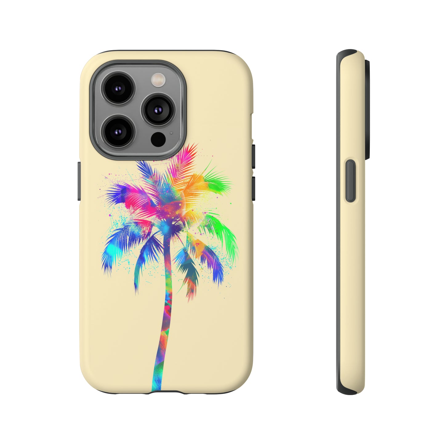 Colorful Palm Tree Hawaiian Tropical Phone Case, Island Tropics, Wireless Compatible, Protective Cell Phone Case for iPhone, Samsung, Pixel