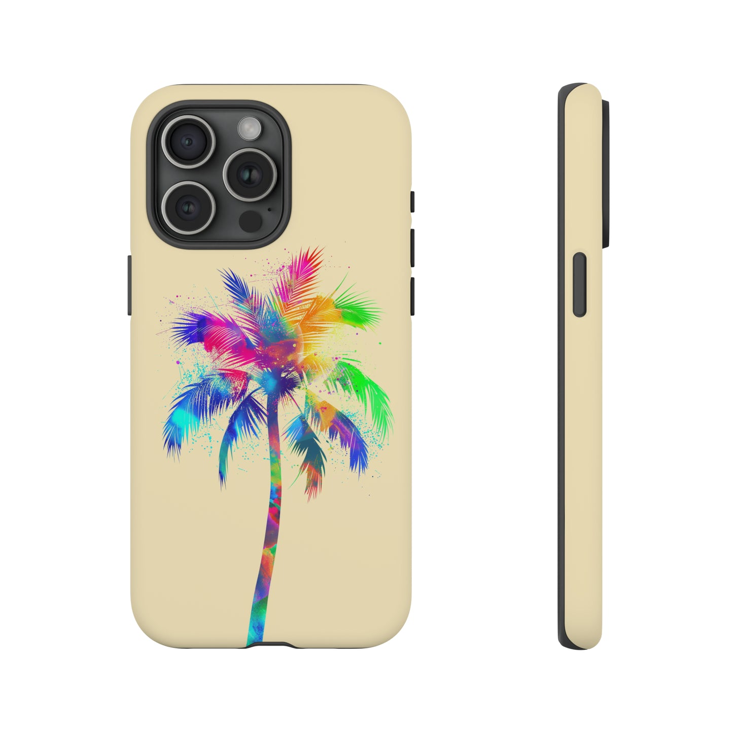 Colorful Palm Tree Hawaiian Tropical Phone Case, Island Tropics, Wireless Compatible, Protective Cell Phone Case for iPhone, Samsung, Pixel