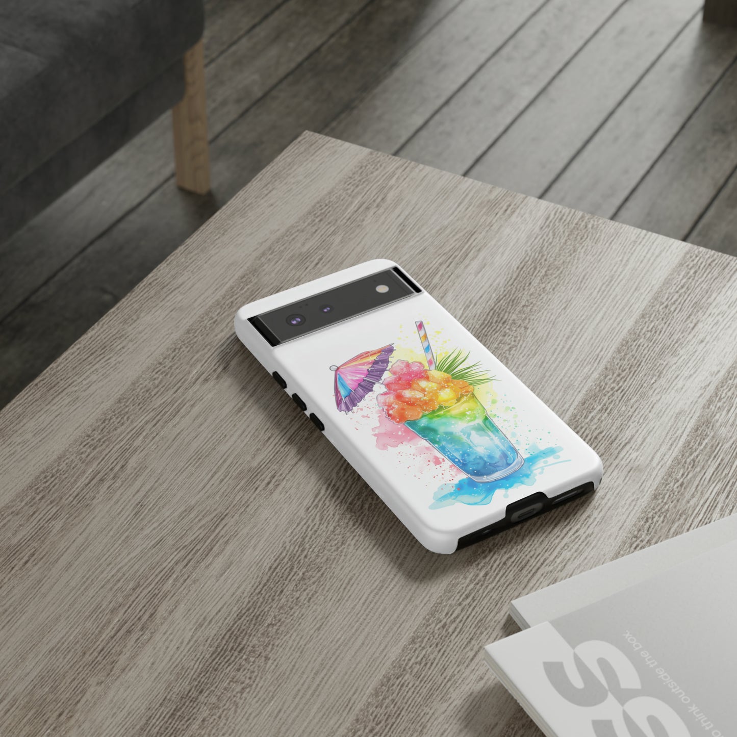 Shave Ice Colorful Hawaiian Tropical Phone Case, 808, Island Tropics, Wireless Compatible, Protective Cell Phone Case iPhone, Samsung, Pixel