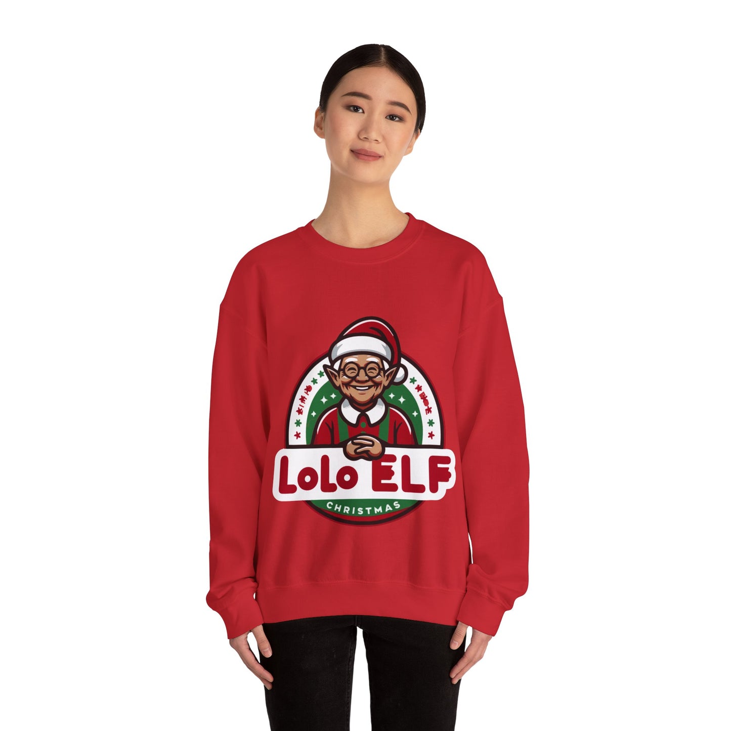 Lolo Elf Unisex Heavy Blend™ Crewneck Sweatshirt