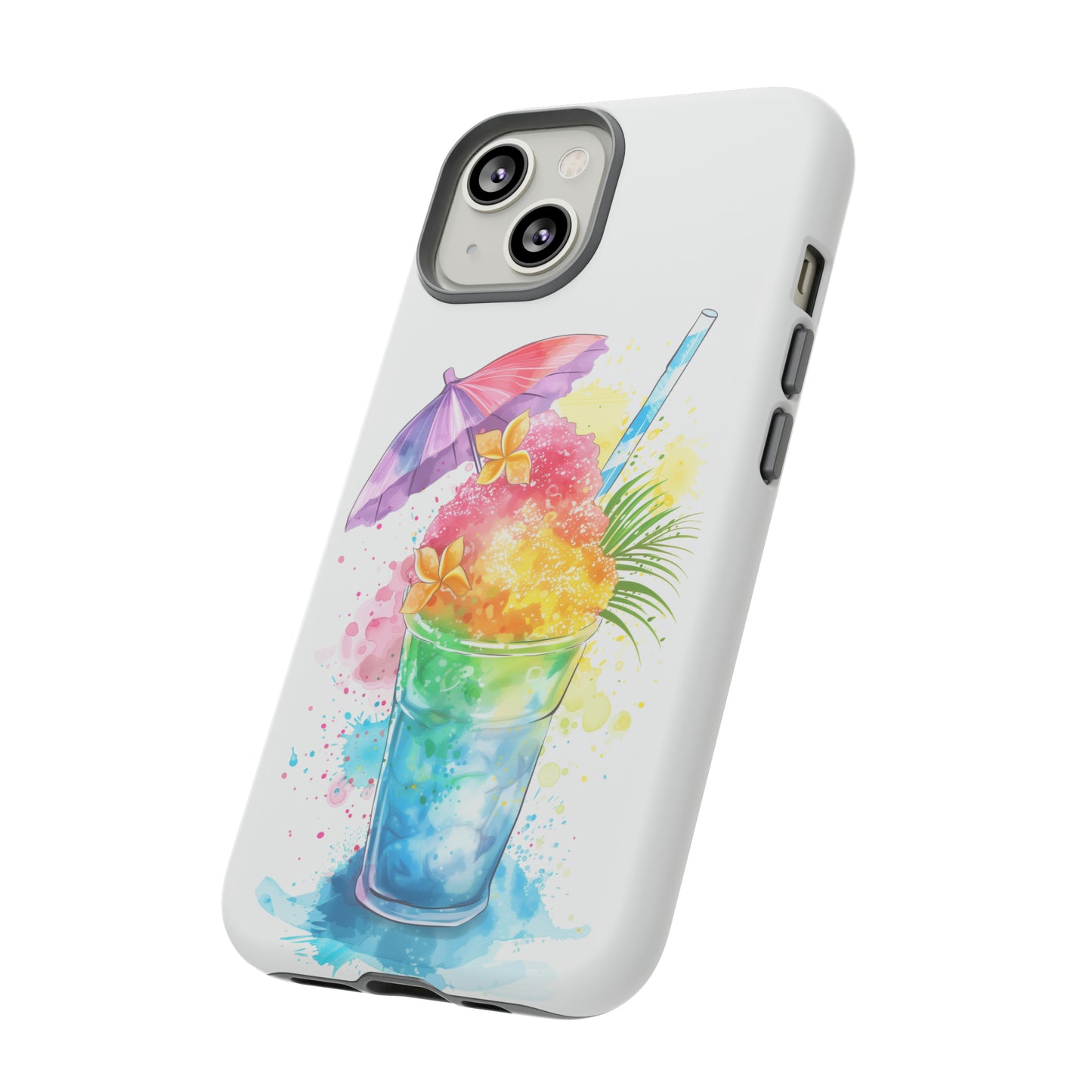 Shave Ice Plumeria Hawaiian Tropical Phone Case, 808, Island Tropics, Wireless Compatible, Protective Cell Phone Case iPhone, Samsung, Pixel