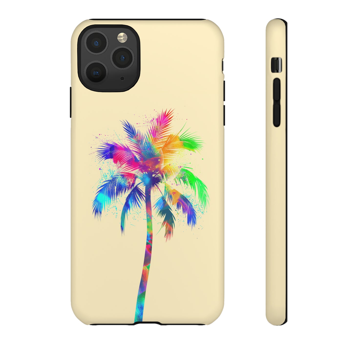 Colorful Palm Tree Hawaiian Tropical Phone Case, Island Tropics, Wireless Compatible, Protective Cell Phone Case for iPhone, Samsung, Pixel