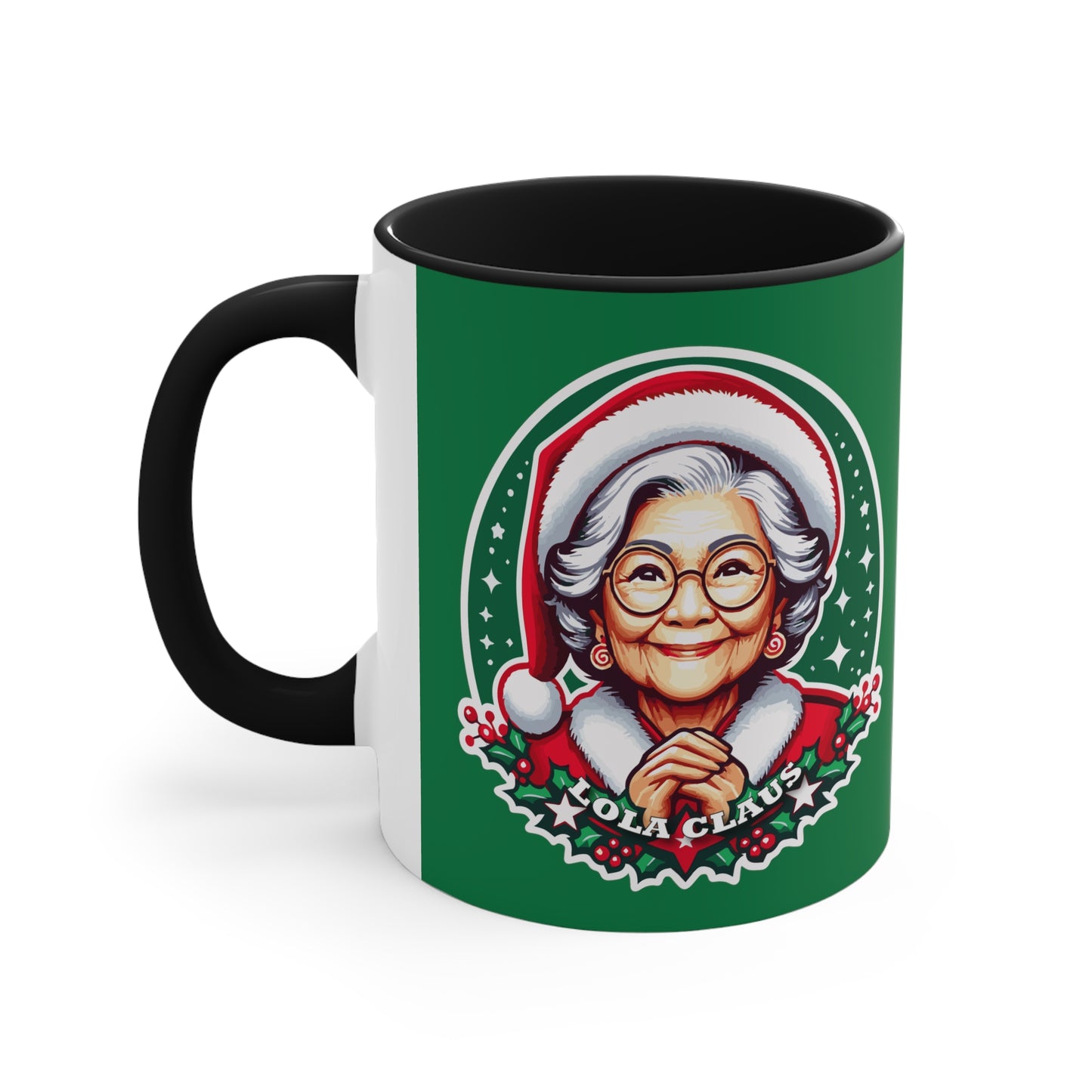 Lola Claus Coffee Mug, Lola Gifts, Promoted to Lola, Pregnancy Announcement, Filipinos Gifts, Filipino Mug, Grandma Mug, Grandmother Mug