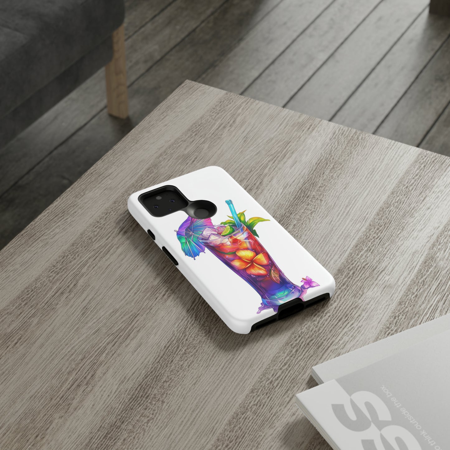 Mai Tai Cocktail Hawaiian Tropical Phone Case, 808, Island Tropics, Wireless Compatible, Protective Cell Phone Case iPhone, Samsung, Pixel