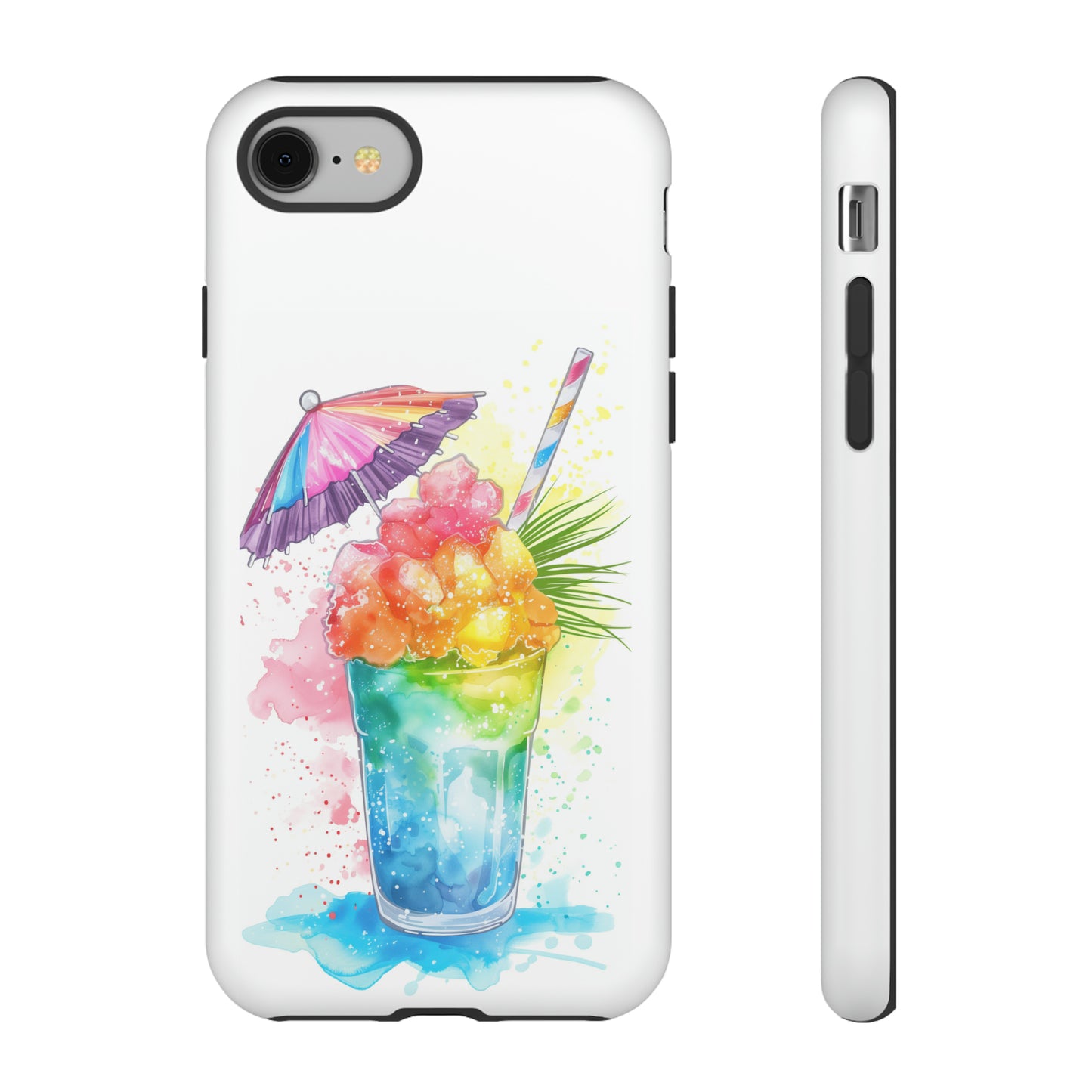 Shave Ice Colorful Hawaiian Tropical Phone Case, 808, Island Tropics, Wireless Compatible, Protective Cell Phone Case iPhone, Samsung, Pixel