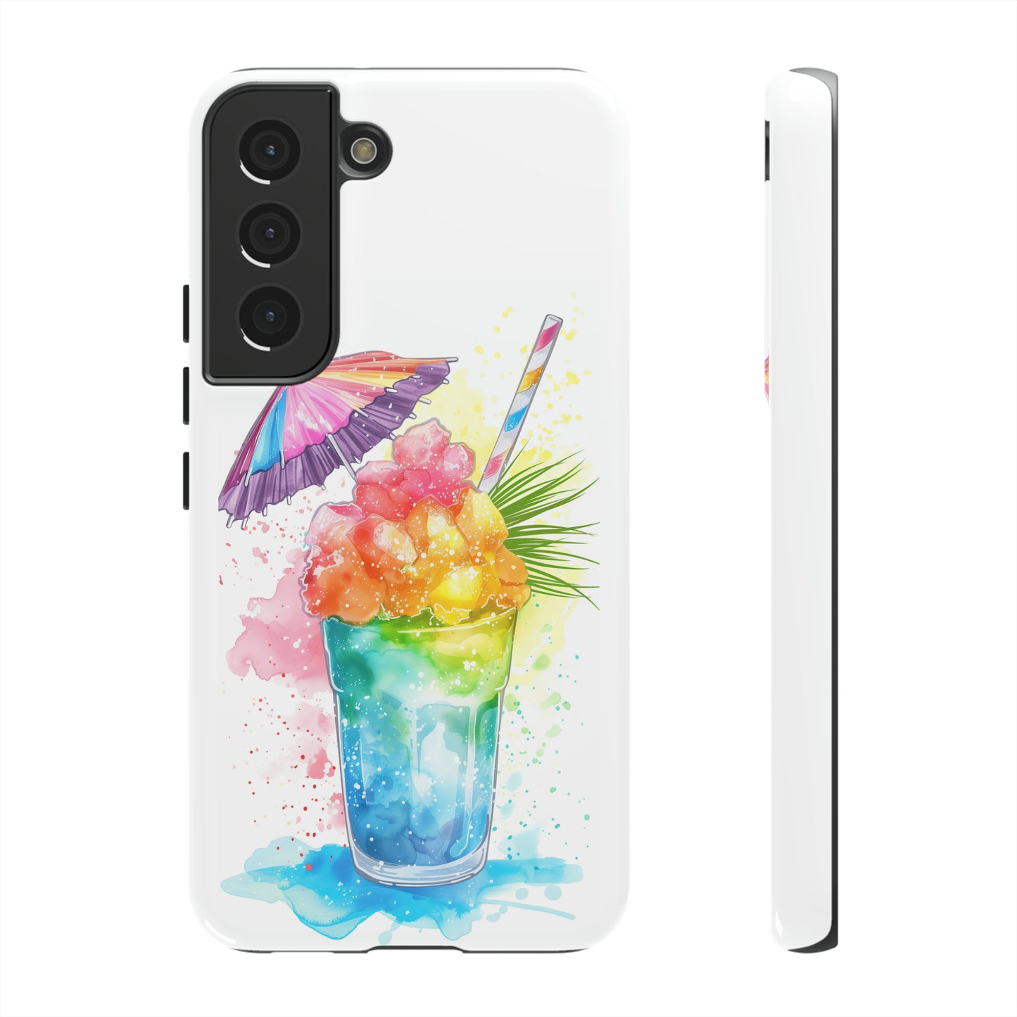 Shave Ice Colorful Hawaiian Tropical Phone Case, 808, Island Tropics, Wireless Compatible, Protective Cell Phone Case iPhone, Samsung, Pixel