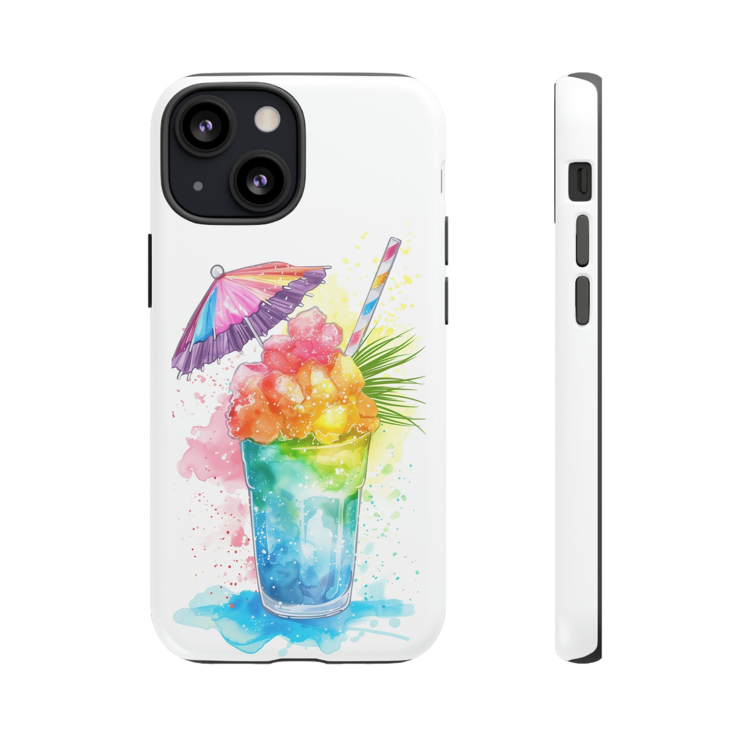 Shave Ice Colorful Hawaiian Tropical Phone Case, 808, Island Tropics, Wireless Compatible, Protective Cell Phone Case iPhone, Samsung, Pixel