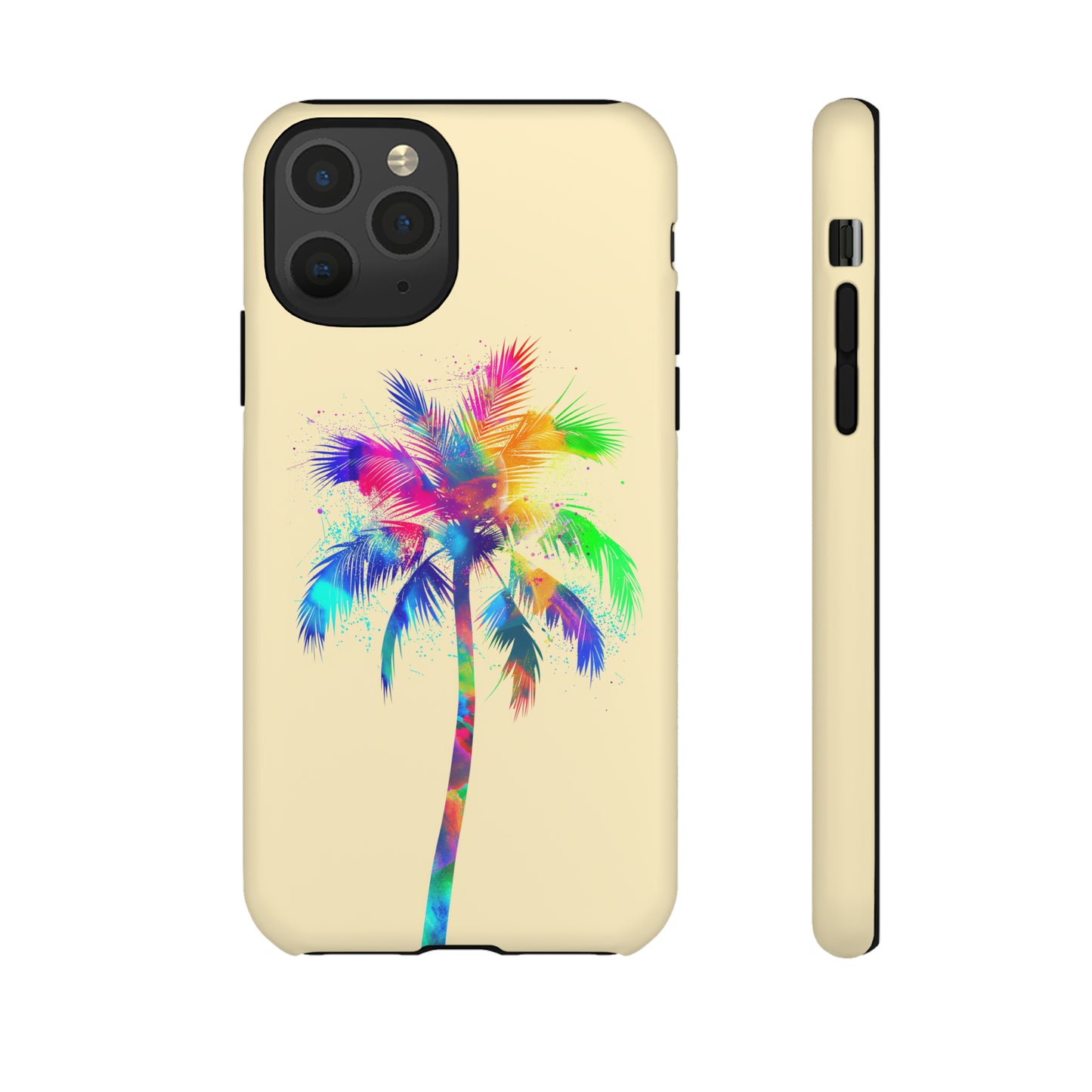 Colorful Palm Tree Hawaiian Tropical Phone Case, Island Tropics, Wireless Compatible, Protective Cell Phone Case for iPhone, Samsung, Pixel