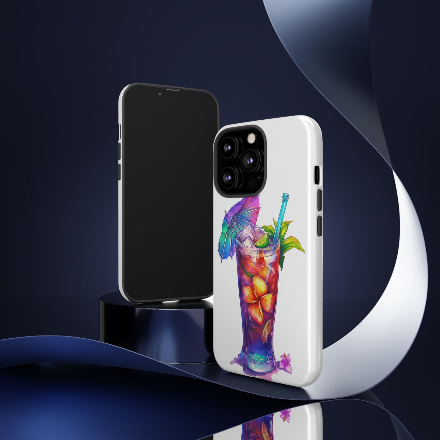 Mai Tai Cocktail Hawaiian Tropical Phone Case, 808, Island Tropics, Wireless Compatible, Protective Cell Phone Case iPhone, Samsung, Pixel