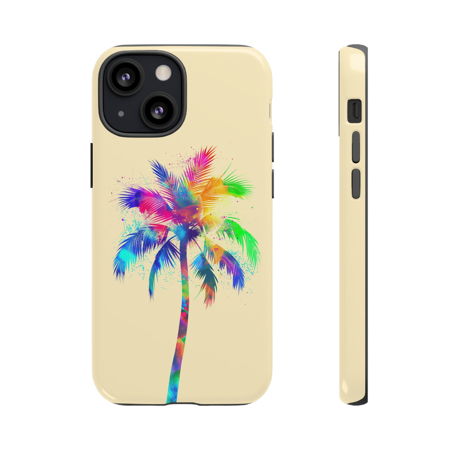 Colorful Palm Tree Hawaiian Tropical Phone Case, Island Tropics, Wireless Compatible, Protective Cell Phone Case for iPhone, Samsung, Pixel