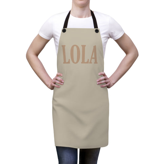 Lola Monochomatic Apron, Lola Gifts, Promoted to Lola, Pregnancy Announcement, Filipino Gifts, Filipino Apron, Grandma Apron